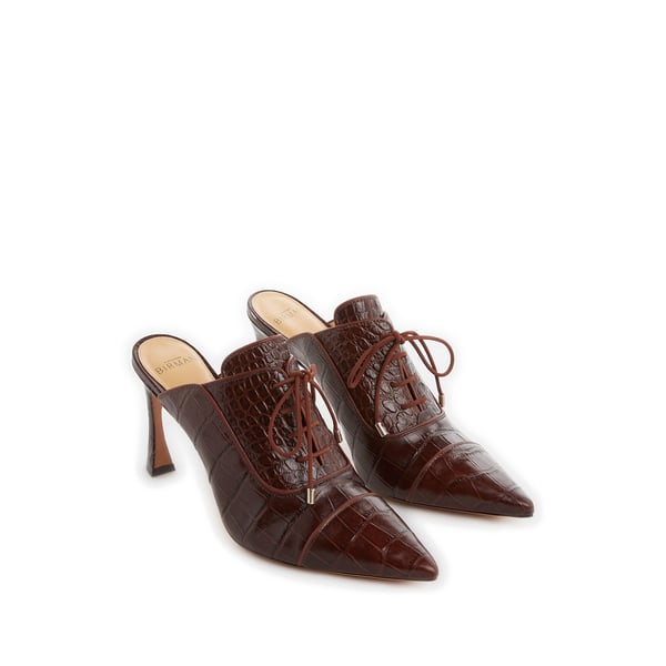 Mules Ginny en cuir