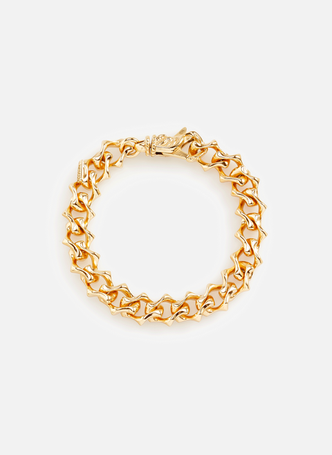 Bracelet chaîne en argent plaqué or GoldenEMANUELE BICOCCHI 