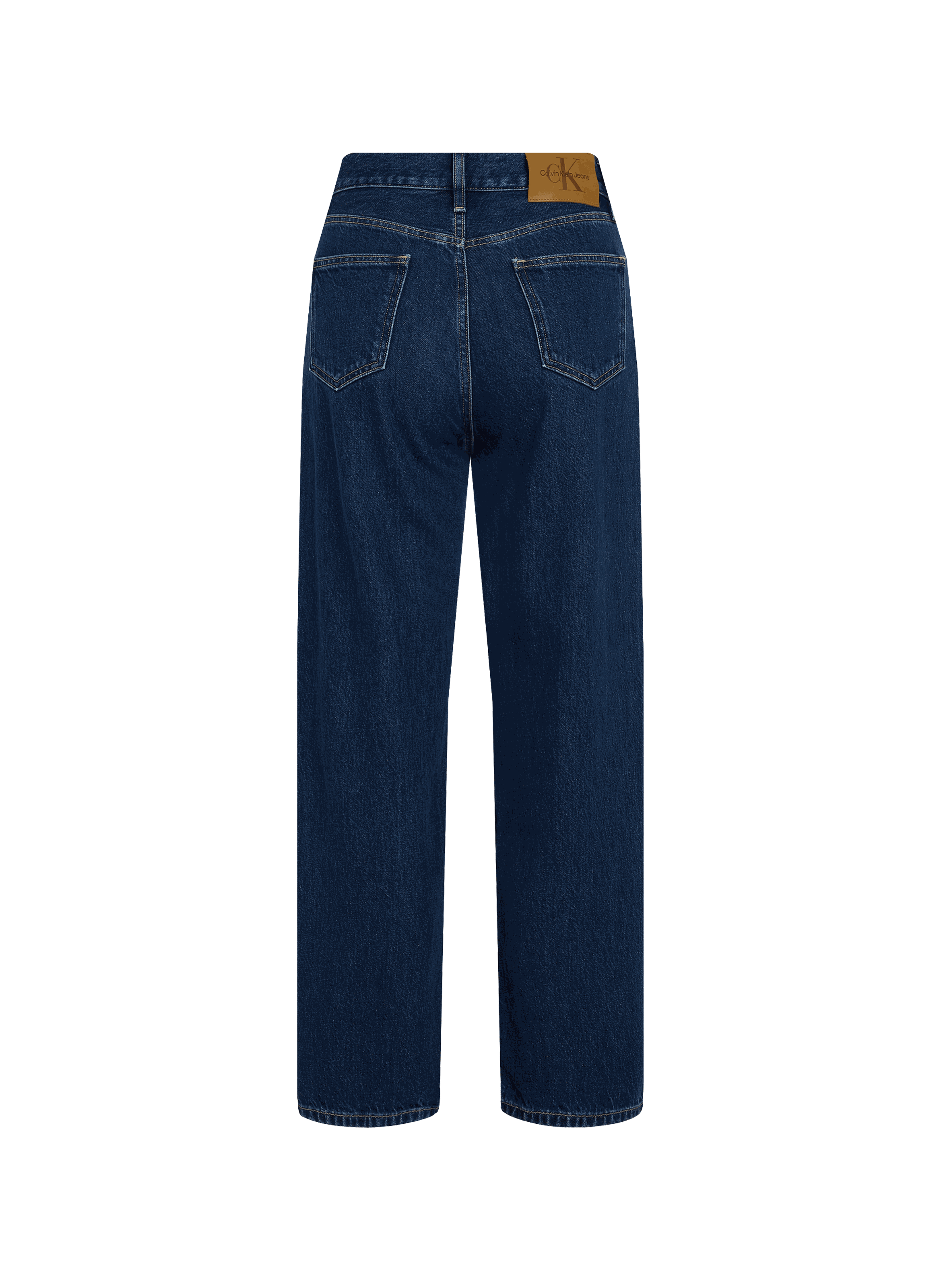 Straight leg cotton jeans CALVIN KLEIN Blue