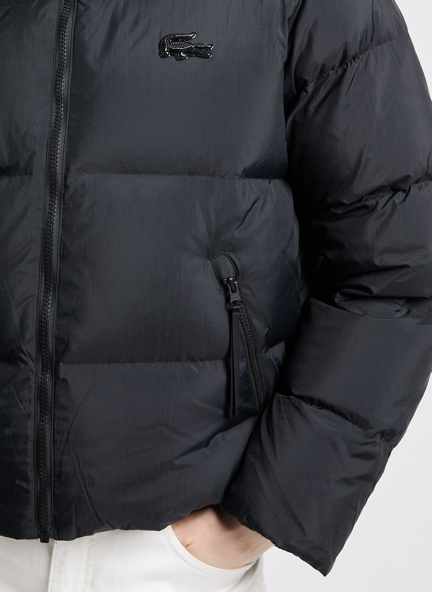 Doudoune à logo  LACOSTE Noir