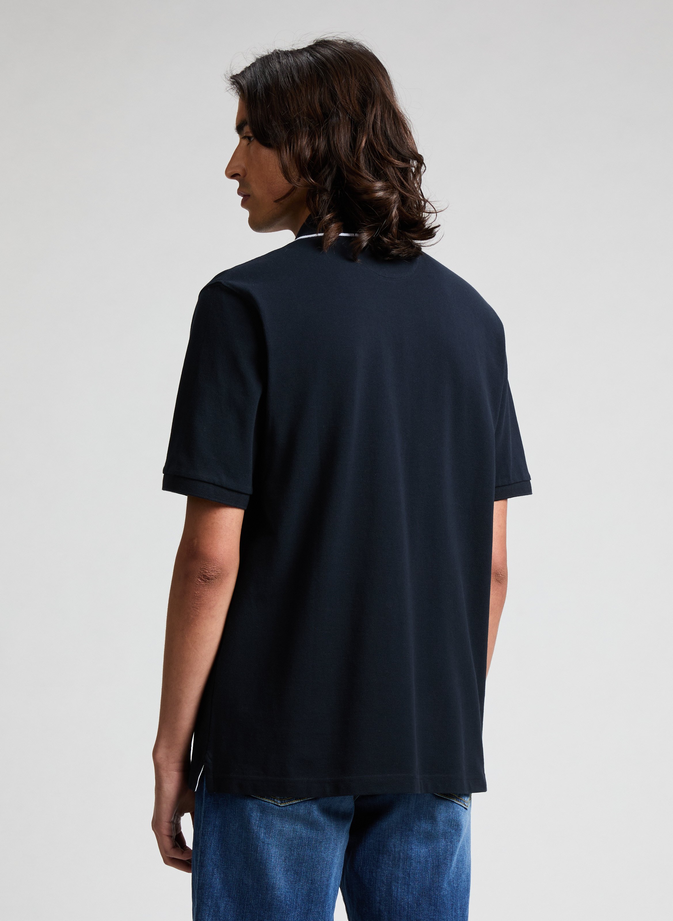 Polo en coton  EDEN PARK Bleu