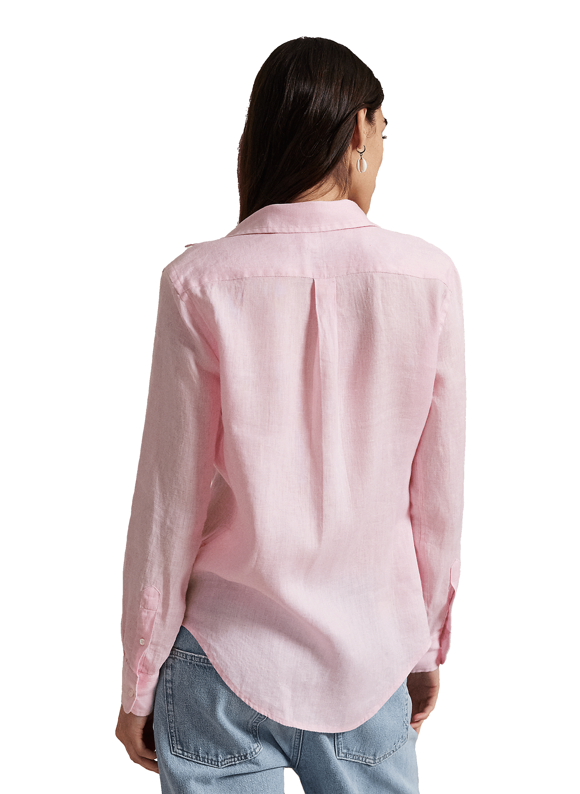 Linen shirt POLO RALPH LAUREN Pink