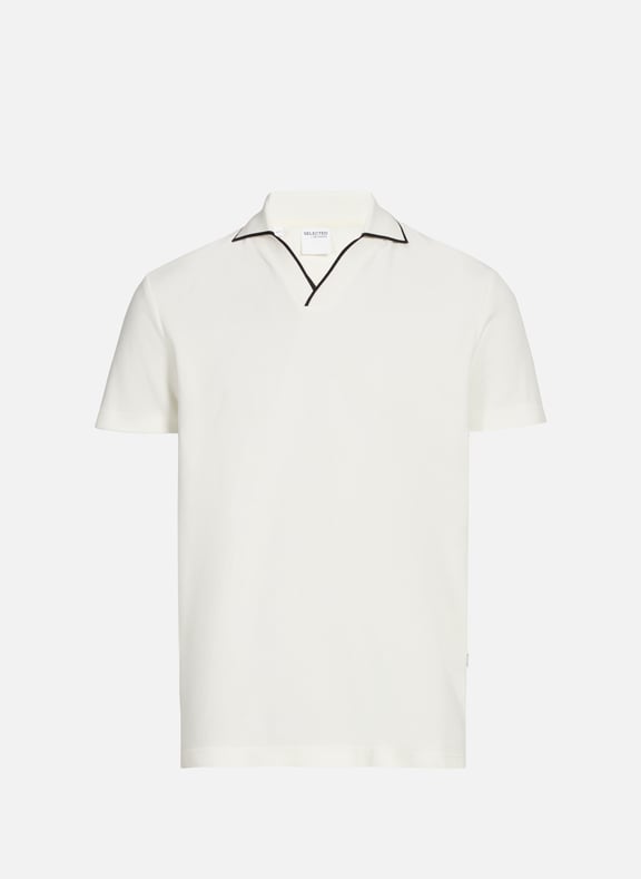 Polo en coton Beige by SELECTED SELECTED Polo en coton Beige