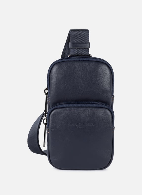Sacoche - soft vintage homme Bleu by LANCASTER LANCASTER Sacoche - soft vintage homme Bleu