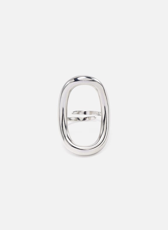 Adjustable ring Silver by AU PRINTEMPS PARIS AU PRINTEMPS PARIS Adjustable ring Silver