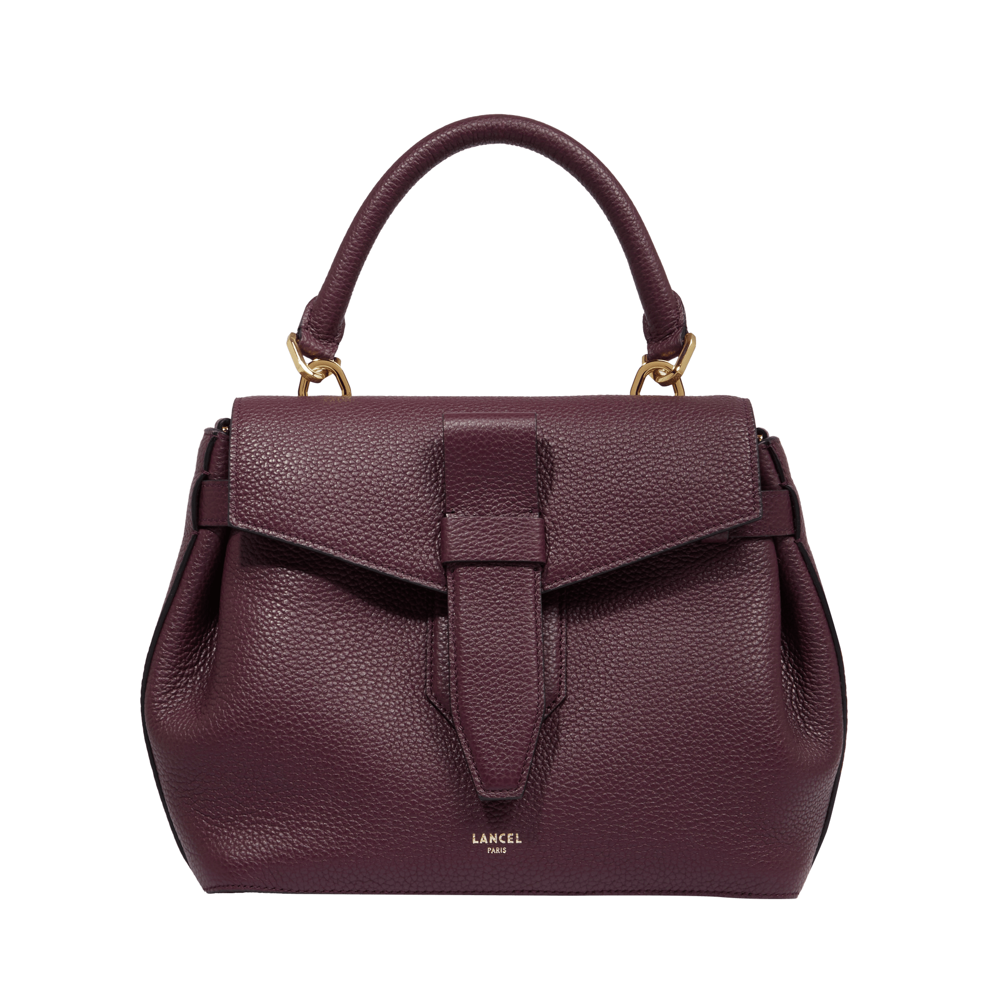 Sac porté main m charlie de lancel en cuir LANCEL Violet