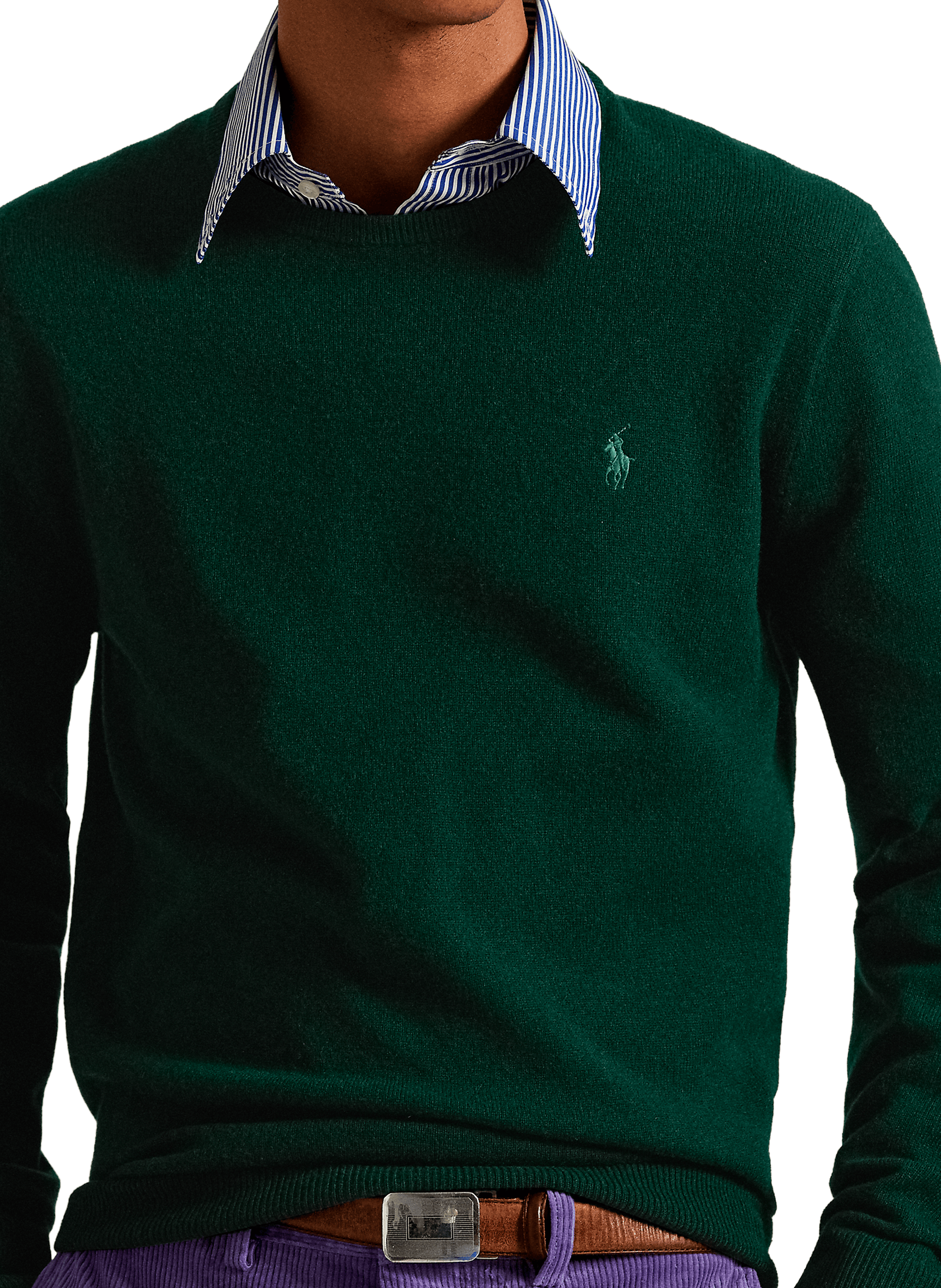  Round-neck wool jumper POLO RALPH LAUREN Green