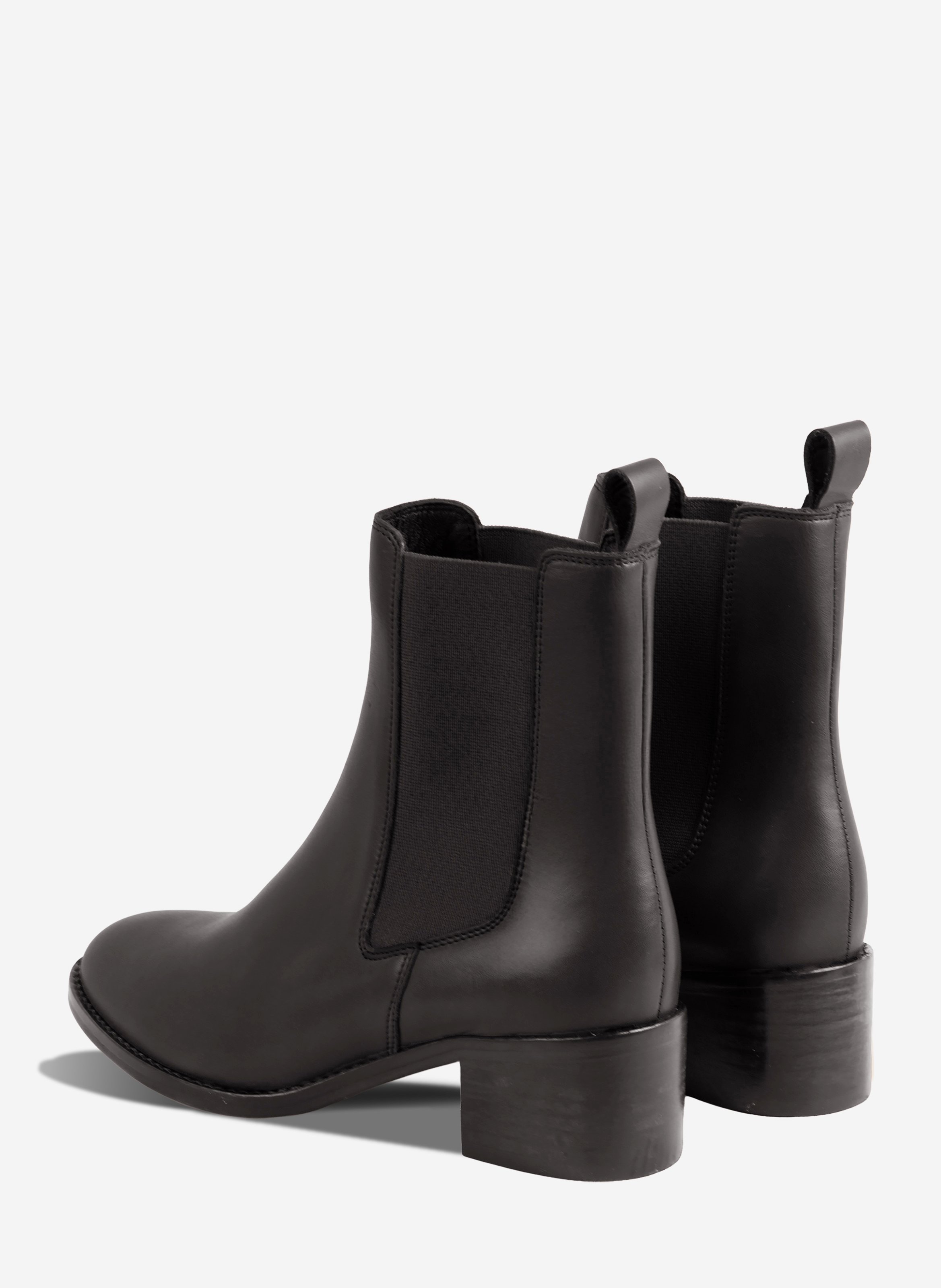 Bottines chelsea juliette cuir JULES & JENN Noir