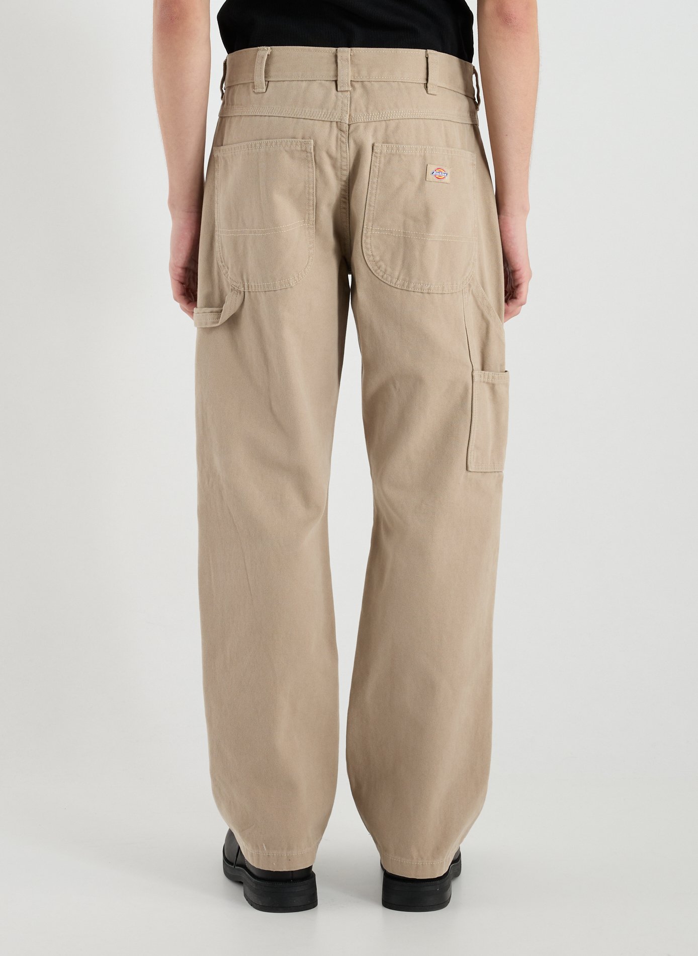 Straight cotton trousers DICKIES Beige