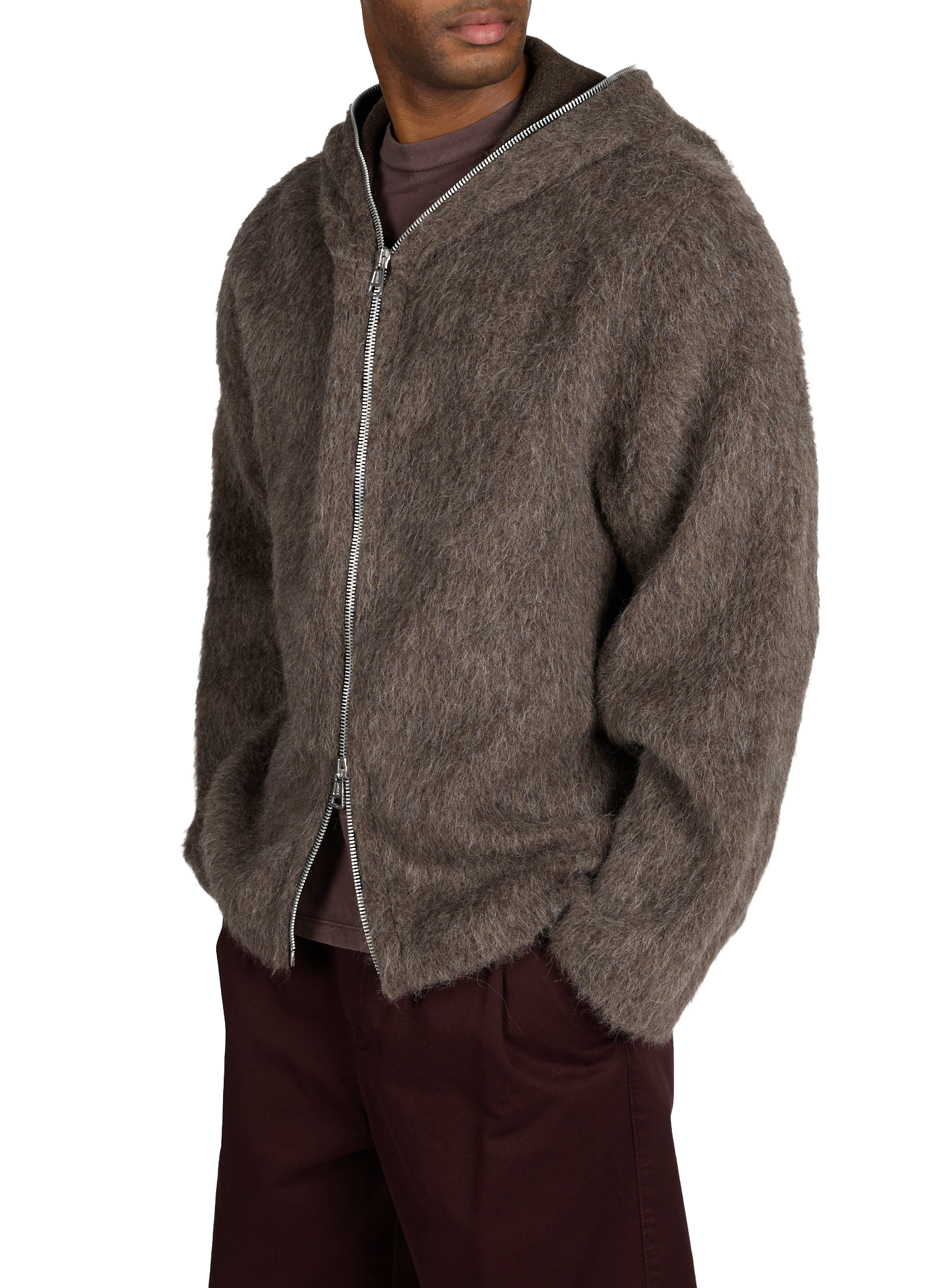 Zip-up hoodie sweatshirt OUR LEGACY Grey