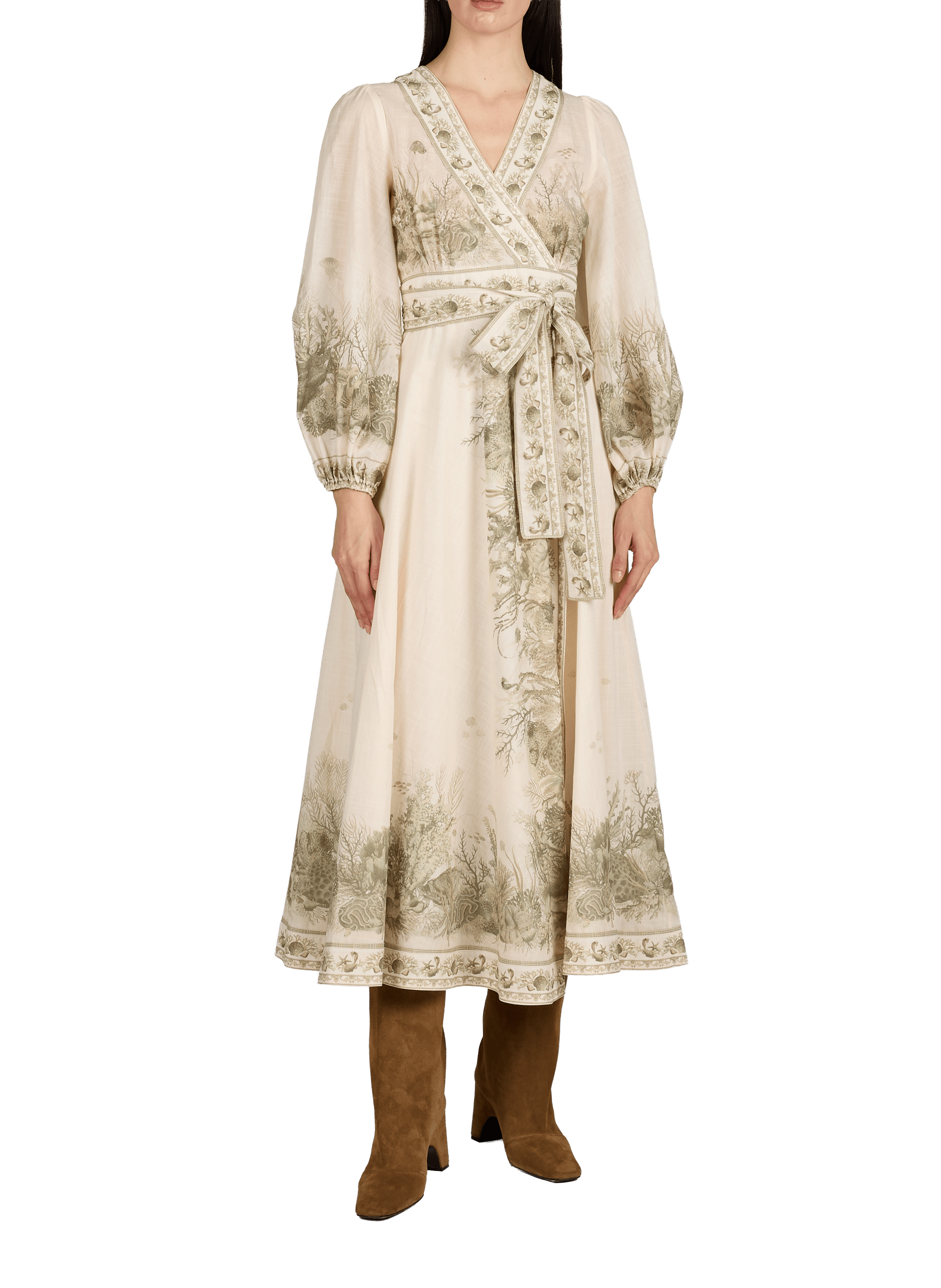 Printed cotton maxi dress ZIMMERMANN Multicolour