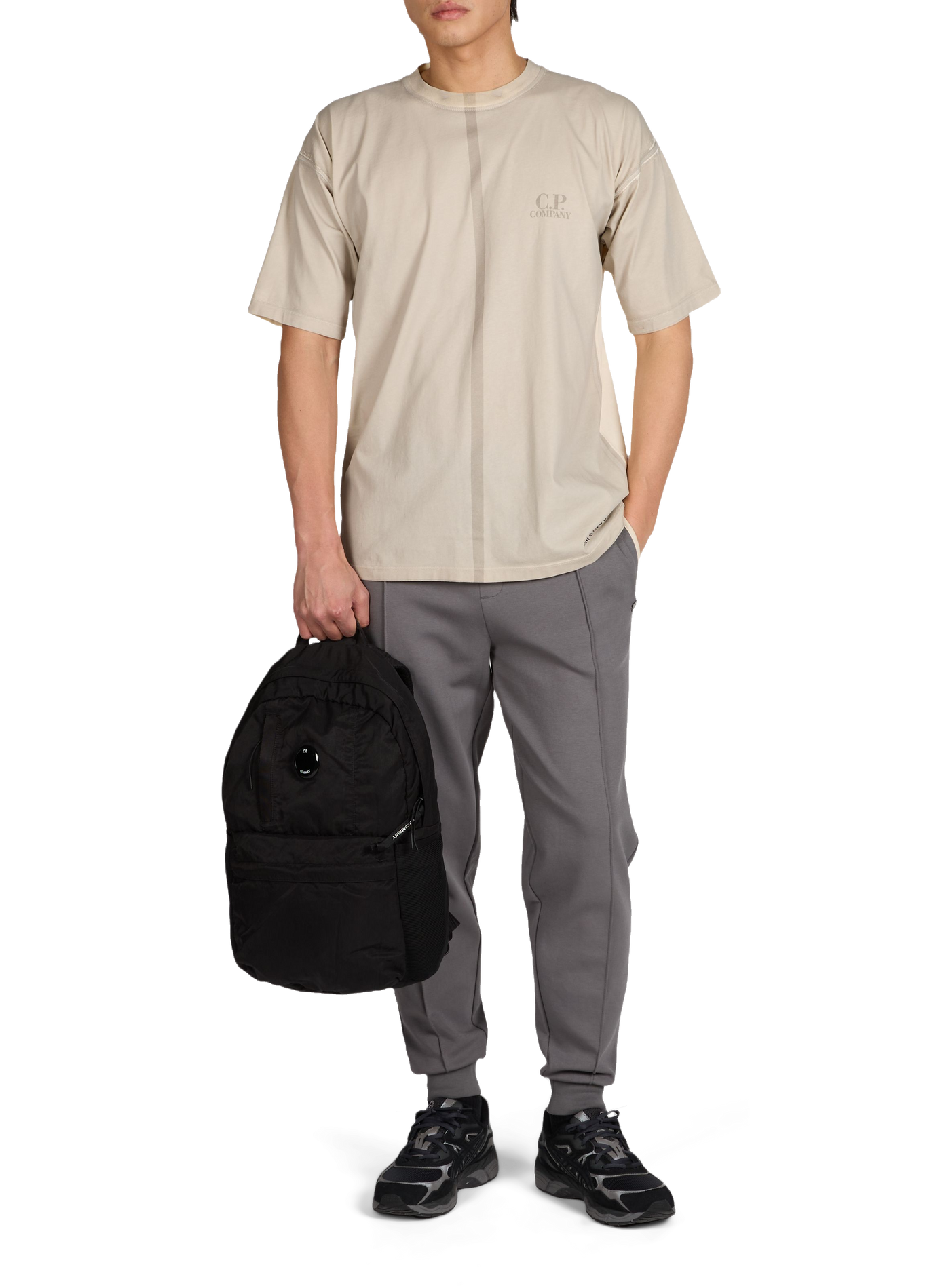 Cotton-blend joggers BOSS Grey