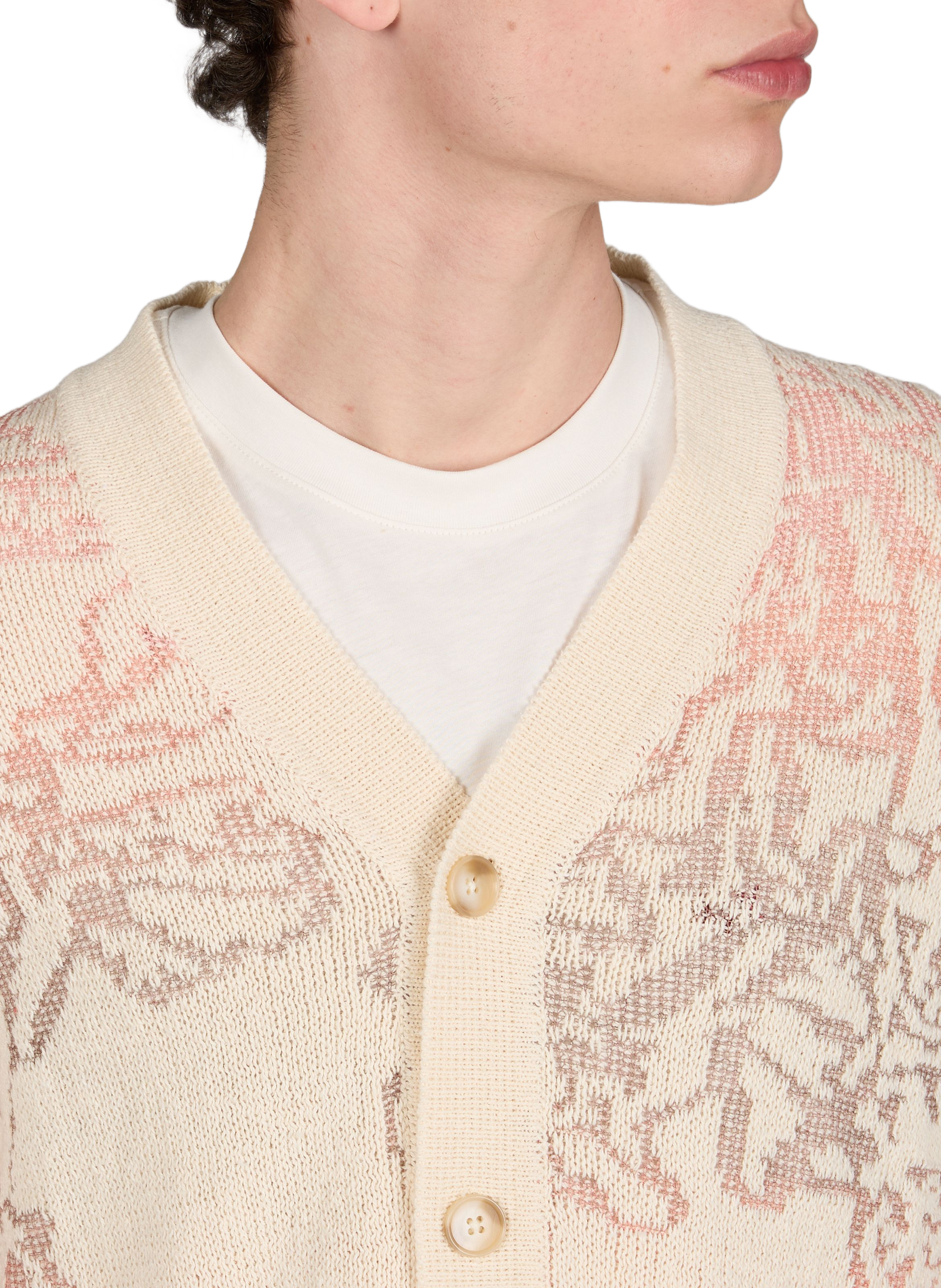 Cardigan Viggo en coton mélangé NN.07 Beige