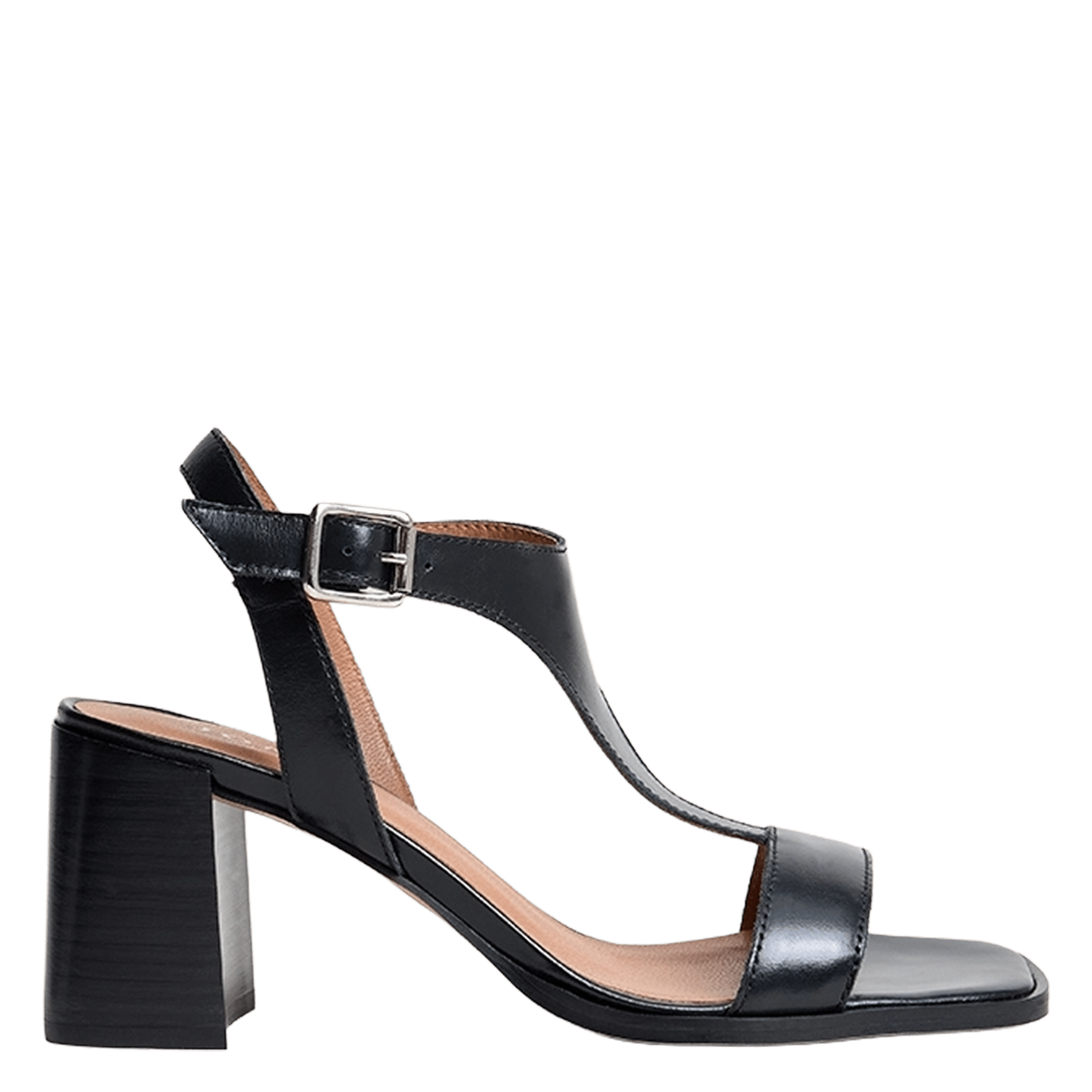 Sandales à talons en cuir vodka JONAK Noir