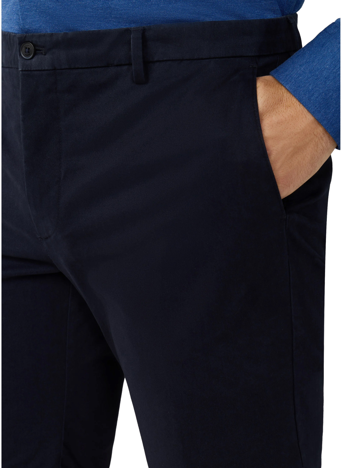 Bermuda droit en coton mélangé HACKETT Bleu