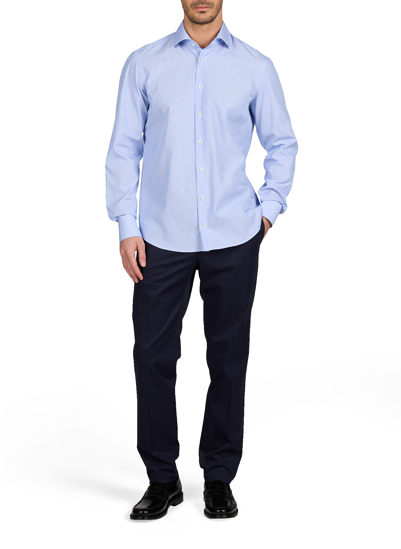 Yardee leather moccasins VINNY'S Black