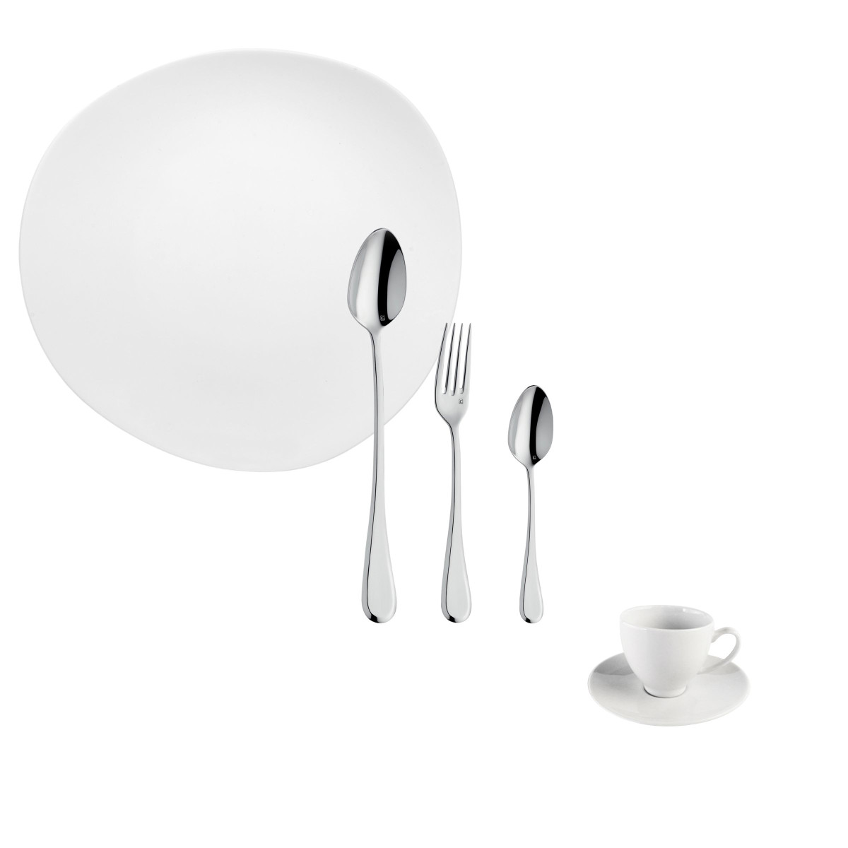 Sven blanc - service dessert et goûter 30 pièces MEDARD DE NOBLAT Blanc