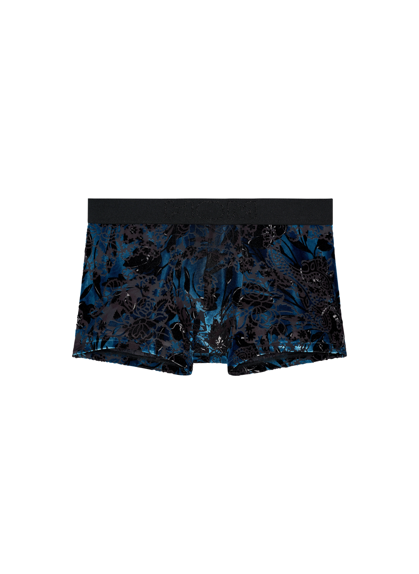 Boxer à motifs en velours HOM Bleu