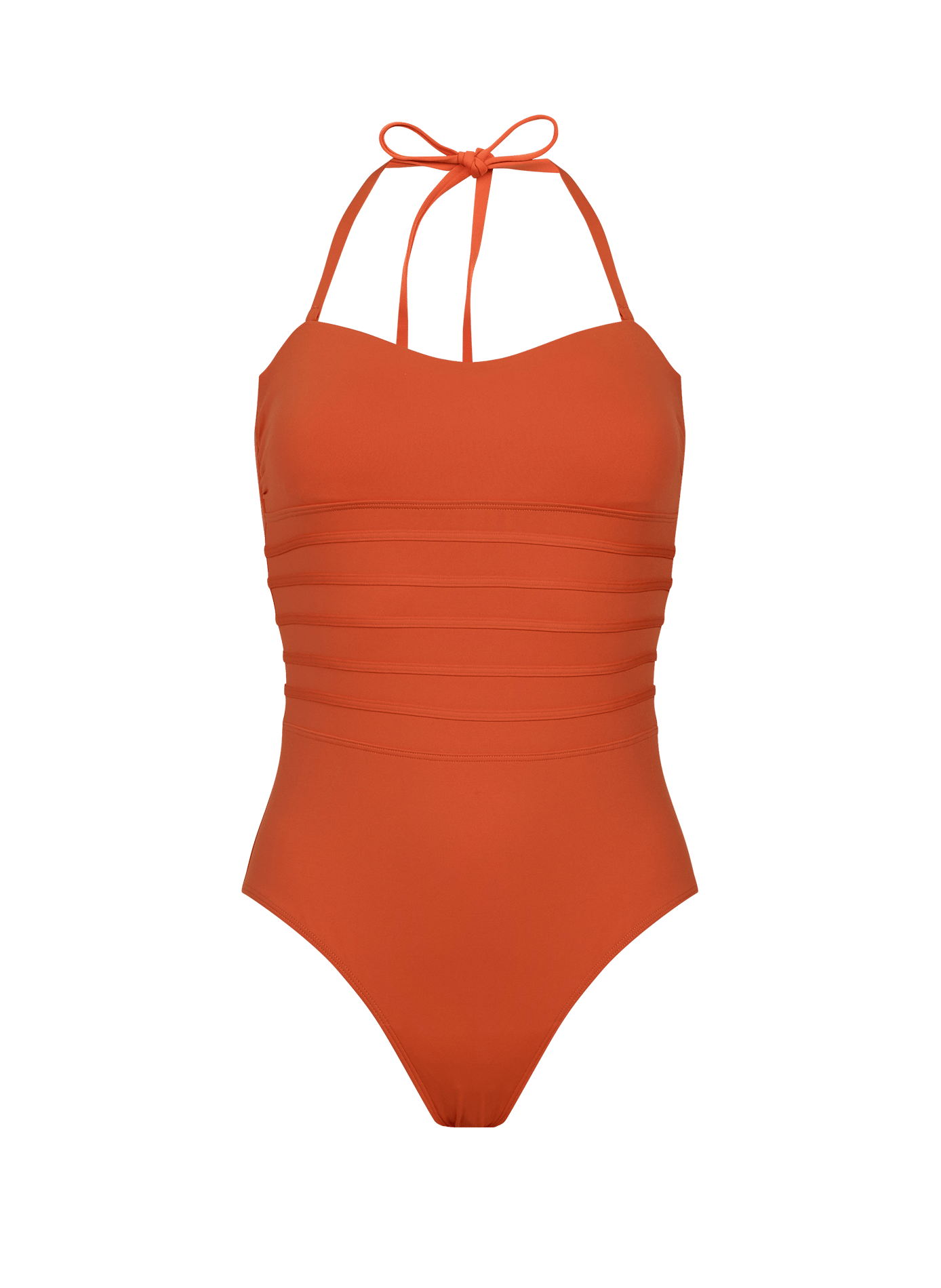 Hobby bandeau swimsuit with removable straps D NU D Orange