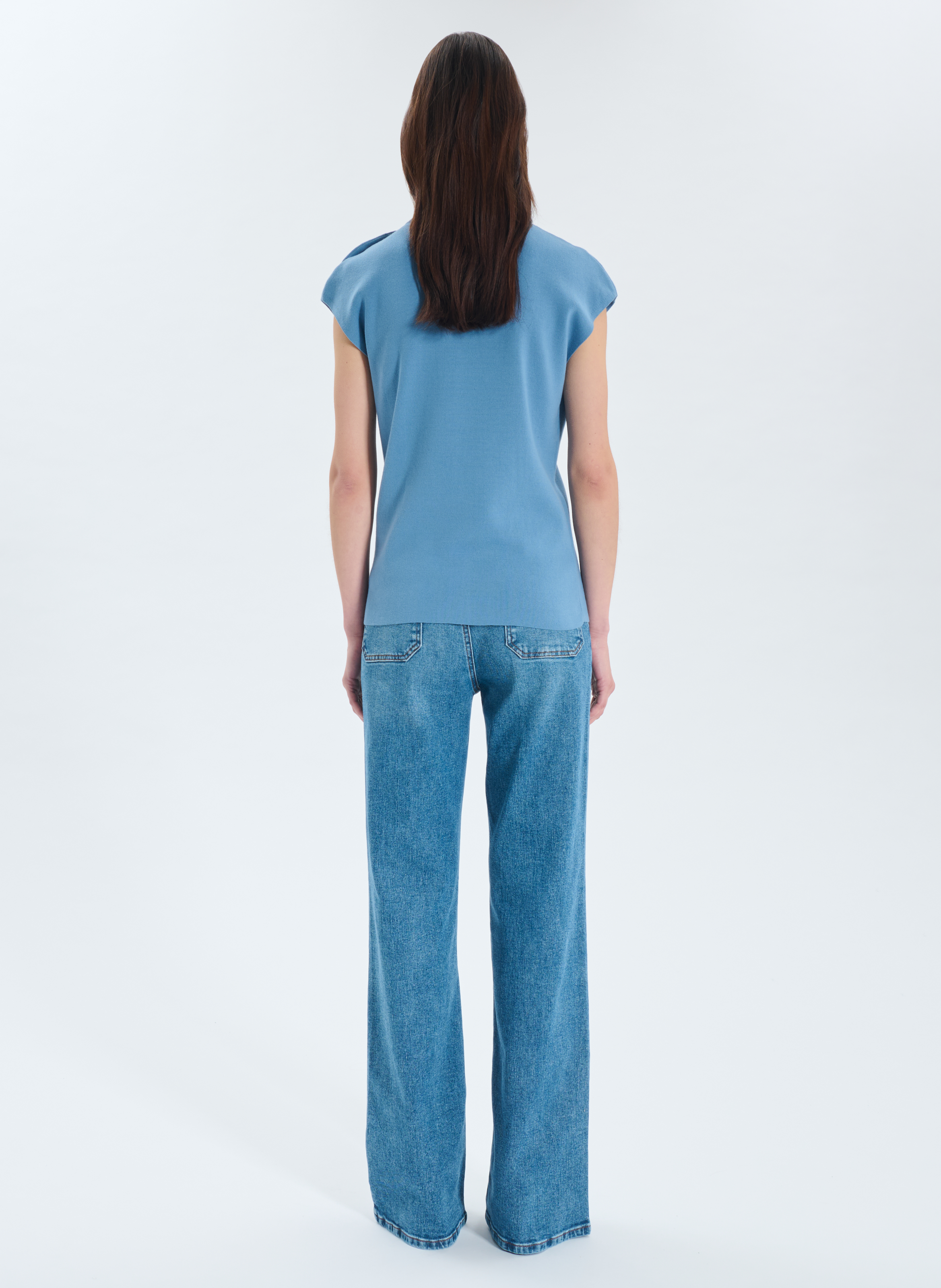 Pull  nigella ZAPA Bleu