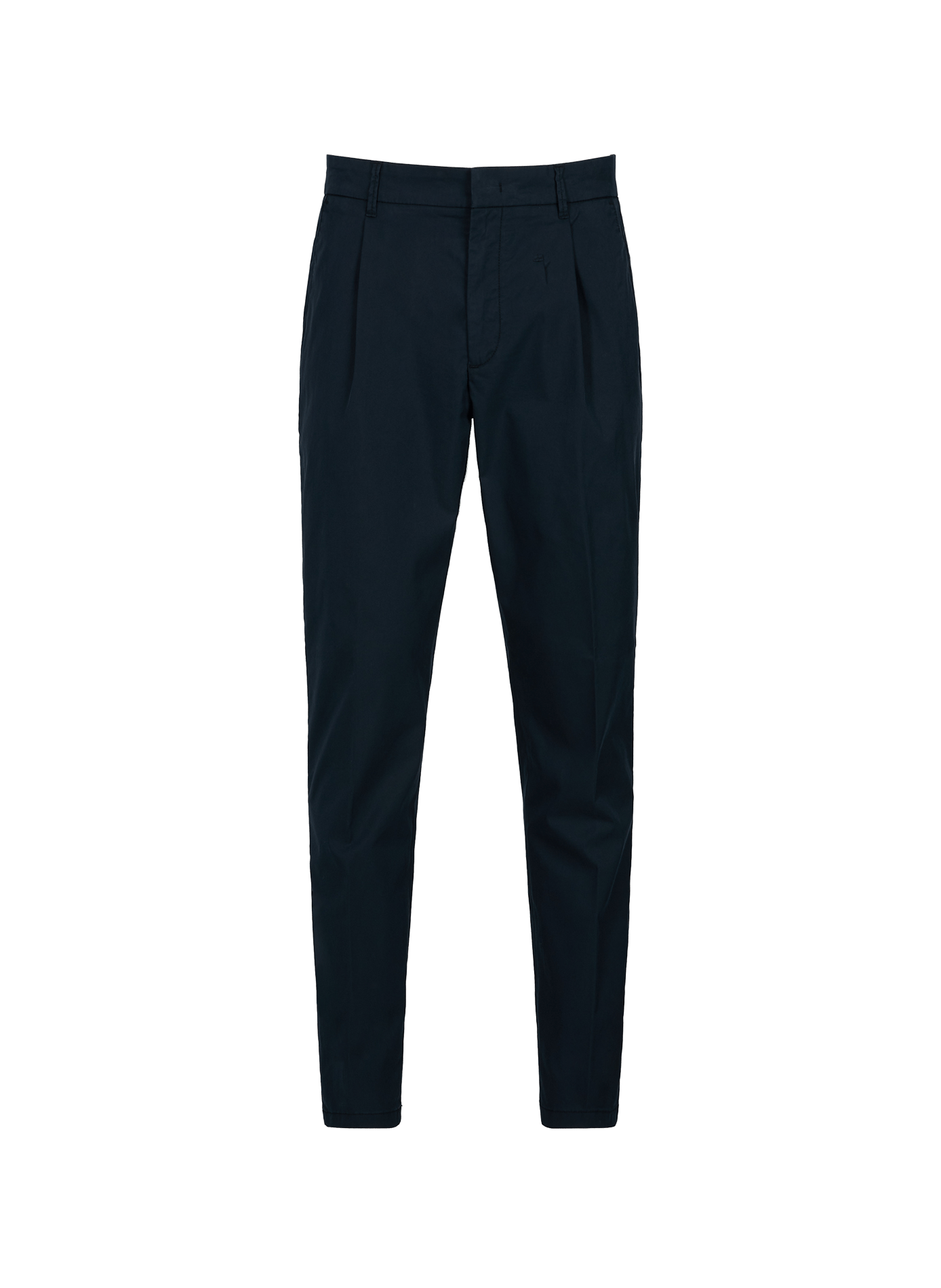 Pantalon droit en coton mélangé PIERRE CARDIN Bleu