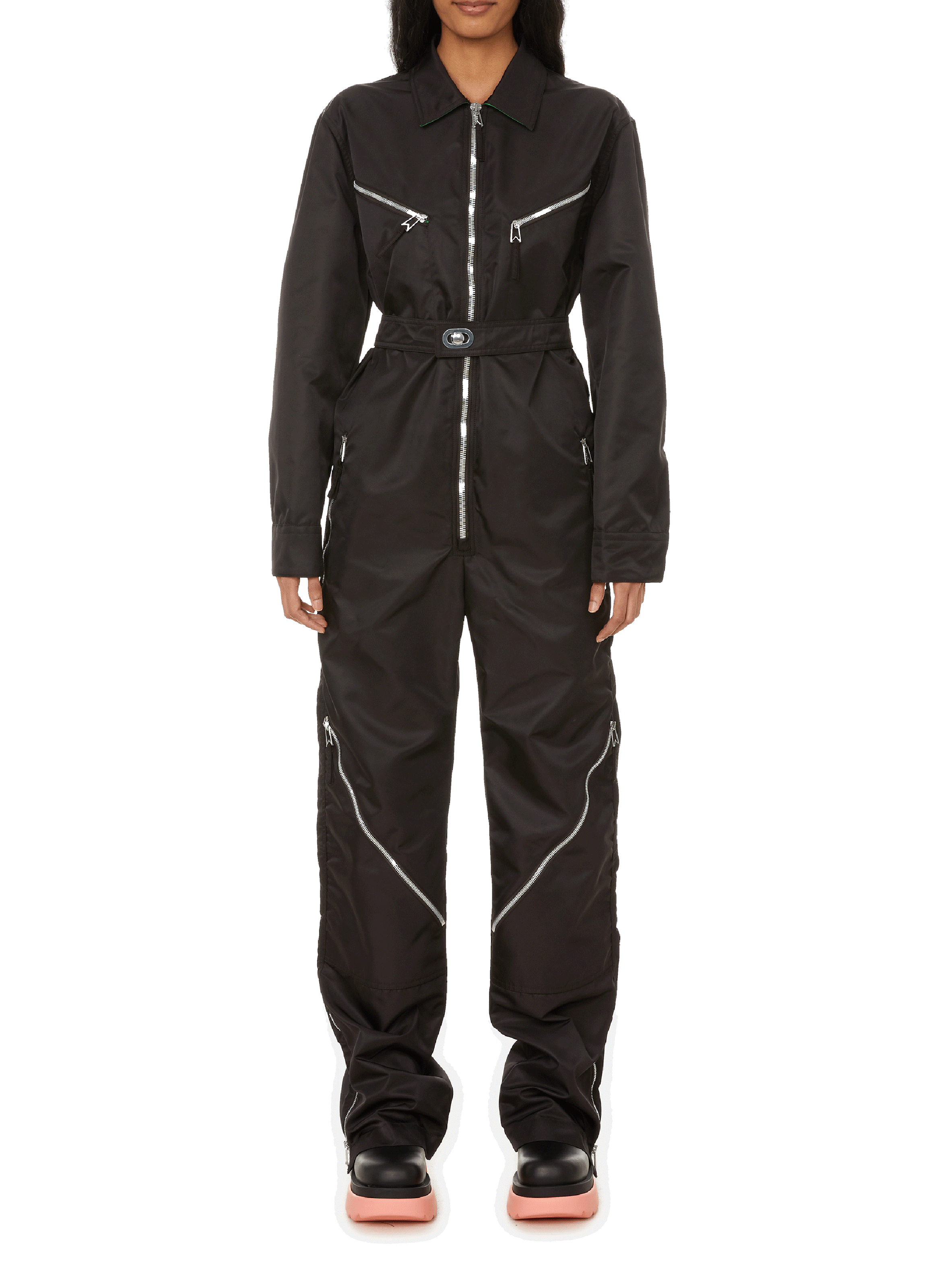 Flash Leder Stiefeletten BOTTEGA VENETA Schwarz