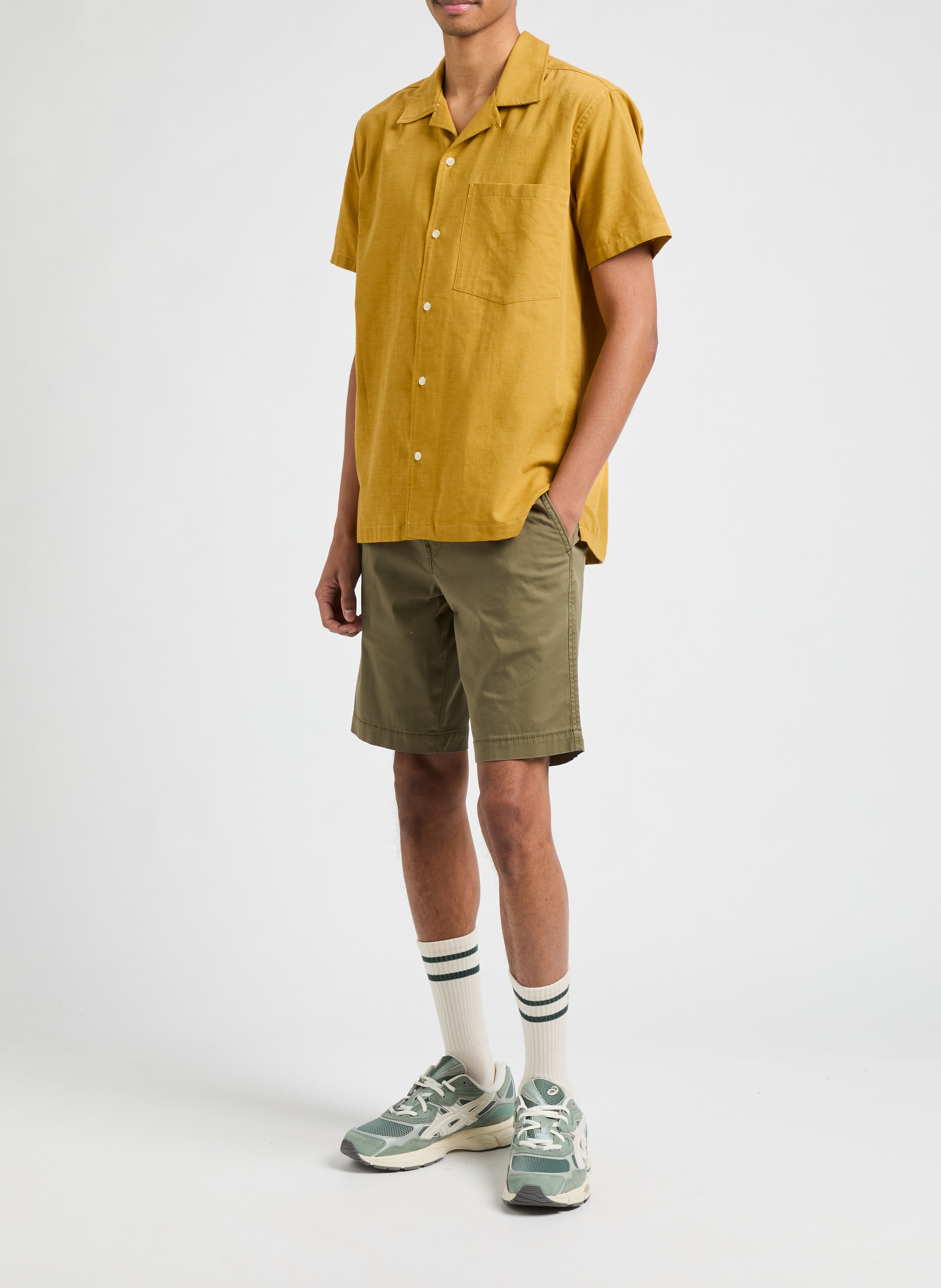 Chemise en coton AU PRINTEMPS PARIS Jaune