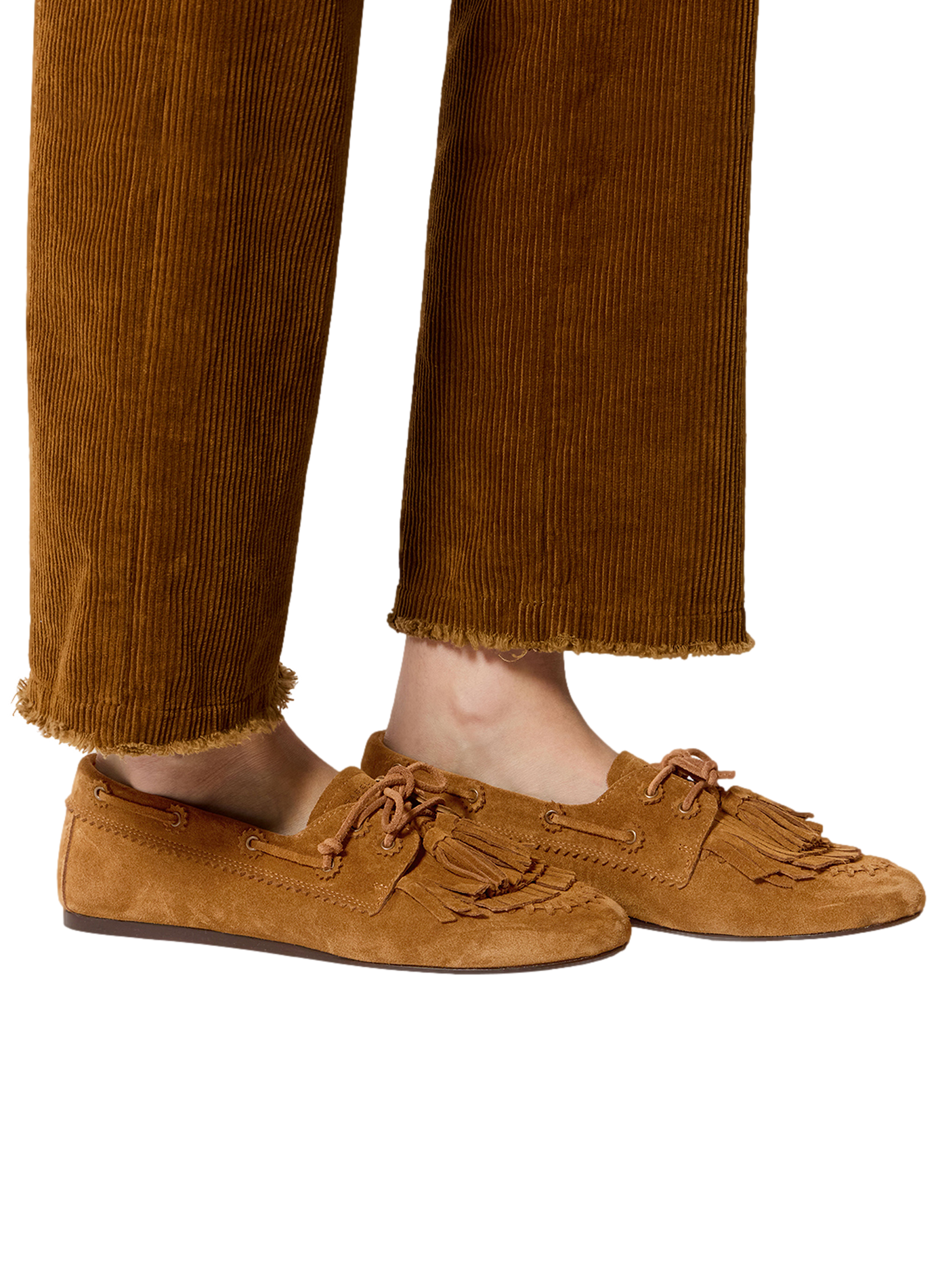 Fersi suede leather moccasins ISABEL MARANT Brown