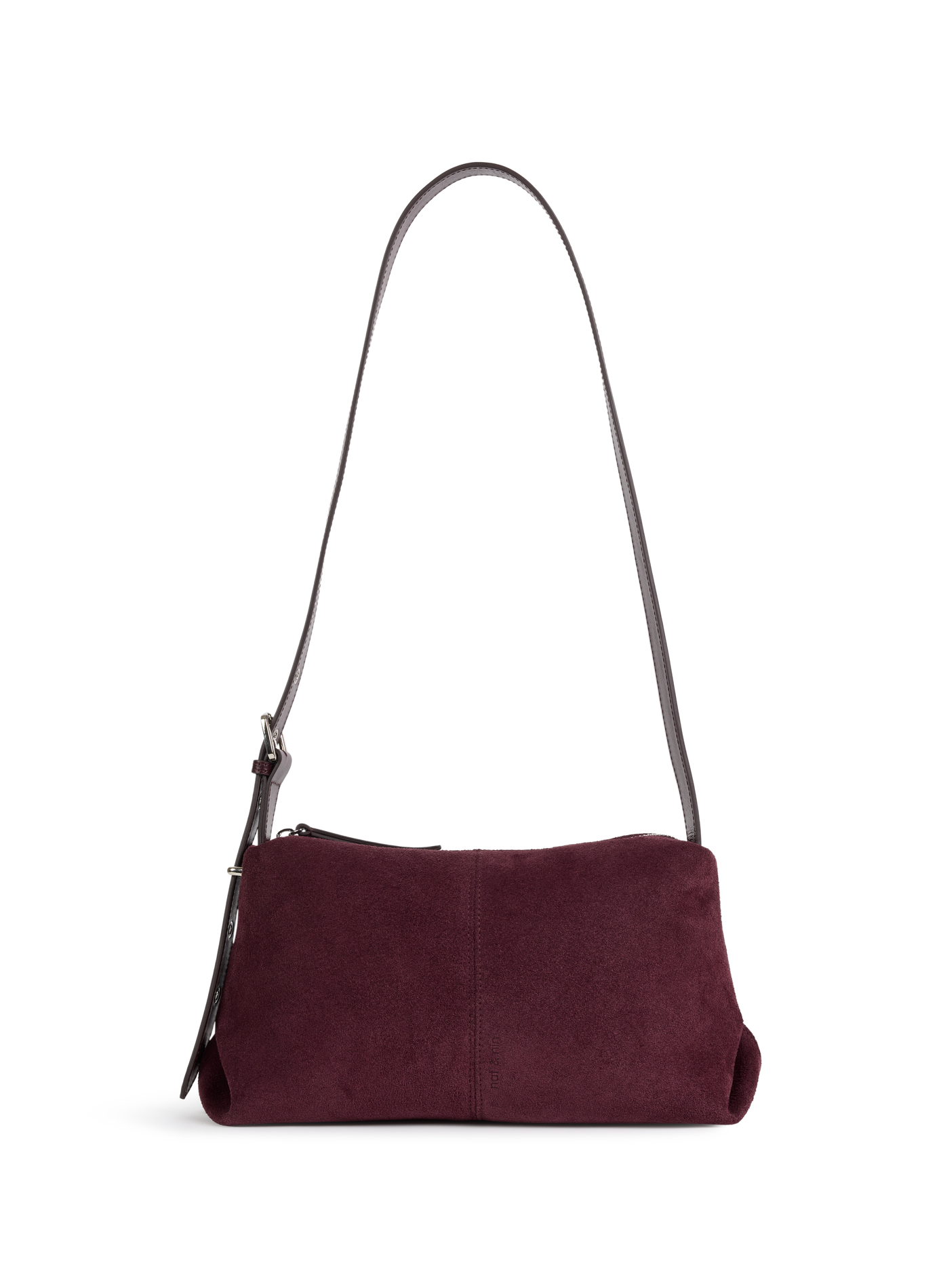 Umhängetasche aus Leder NAT & NIN Violett