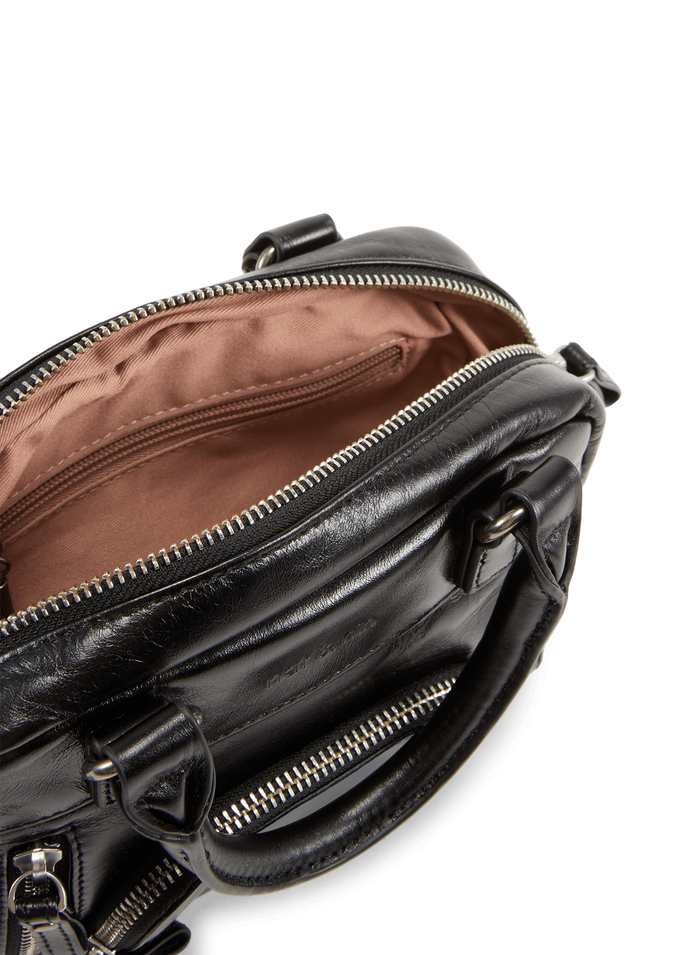 Macy micro handbag NAT & NIN Black