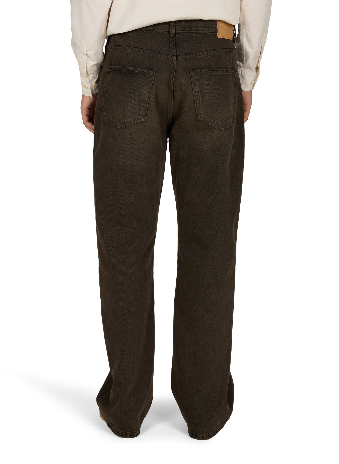 Jean droit décontracté en coton JEANERICA DENIM Bleu