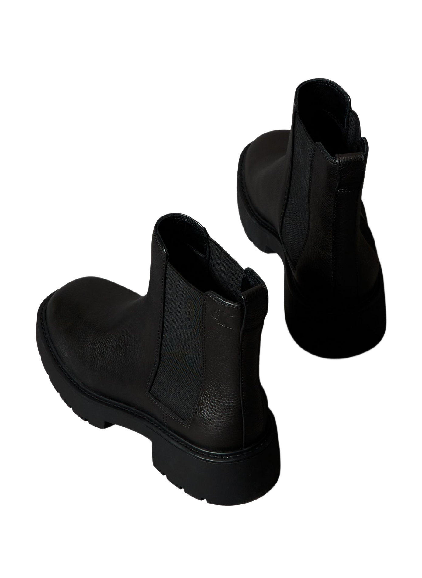 Leather ankle boots CALVIN KLEIN Black