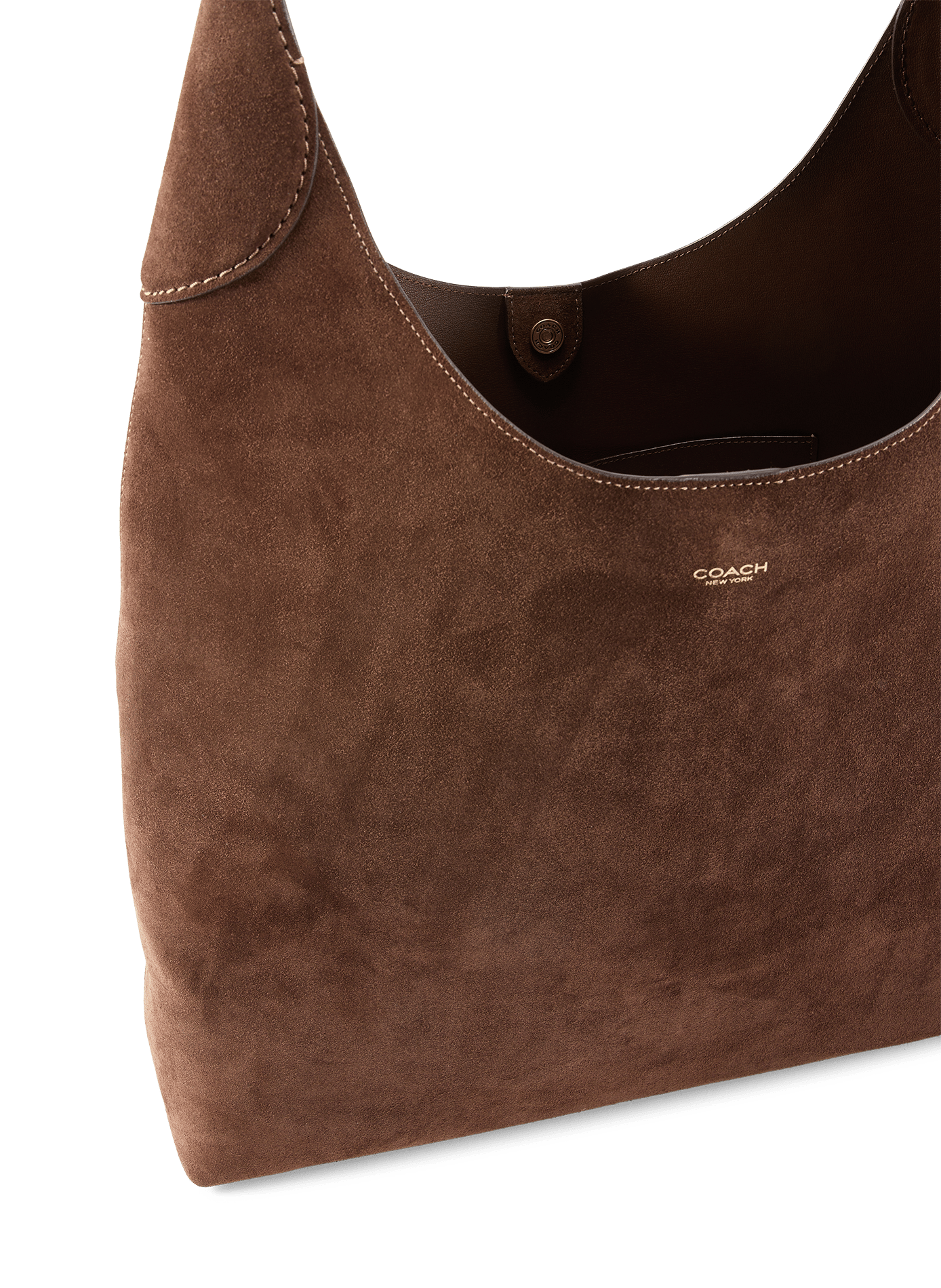 Sac cabas Brooklyn 39 en cuir  COACH Marron