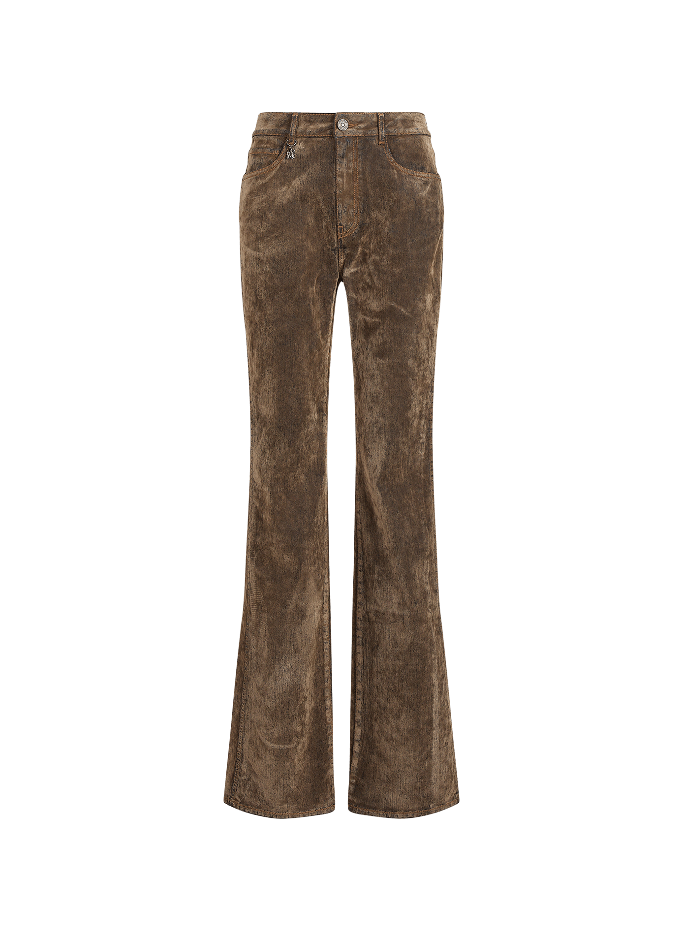 Gerader Jeans aus Baumwollmischung AMIRI Braun