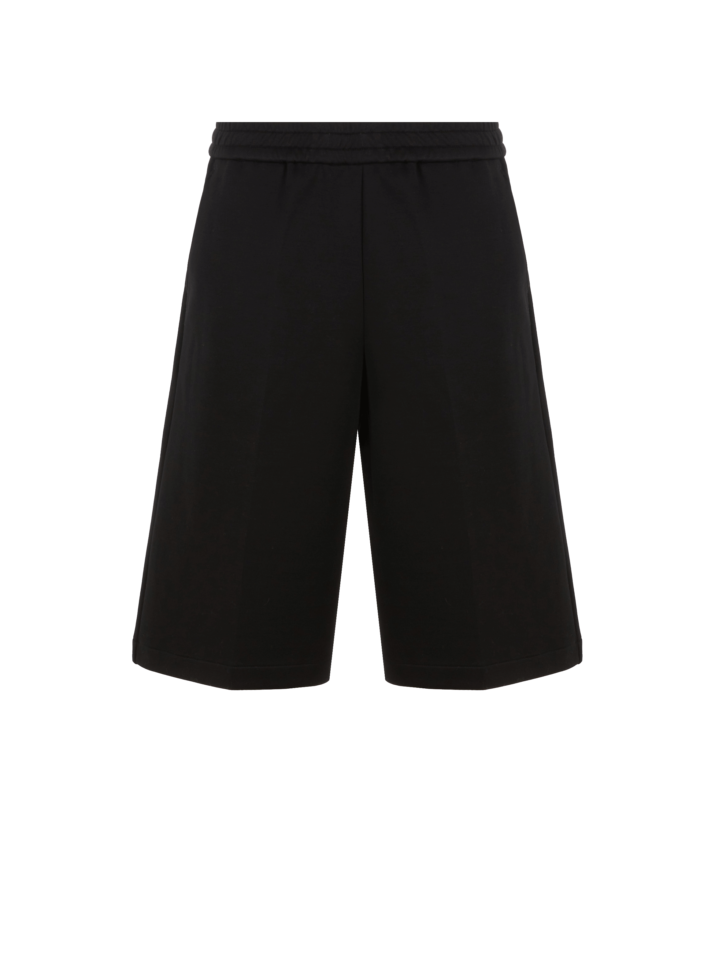 PRADA Bermuda en coton et nylon Noir