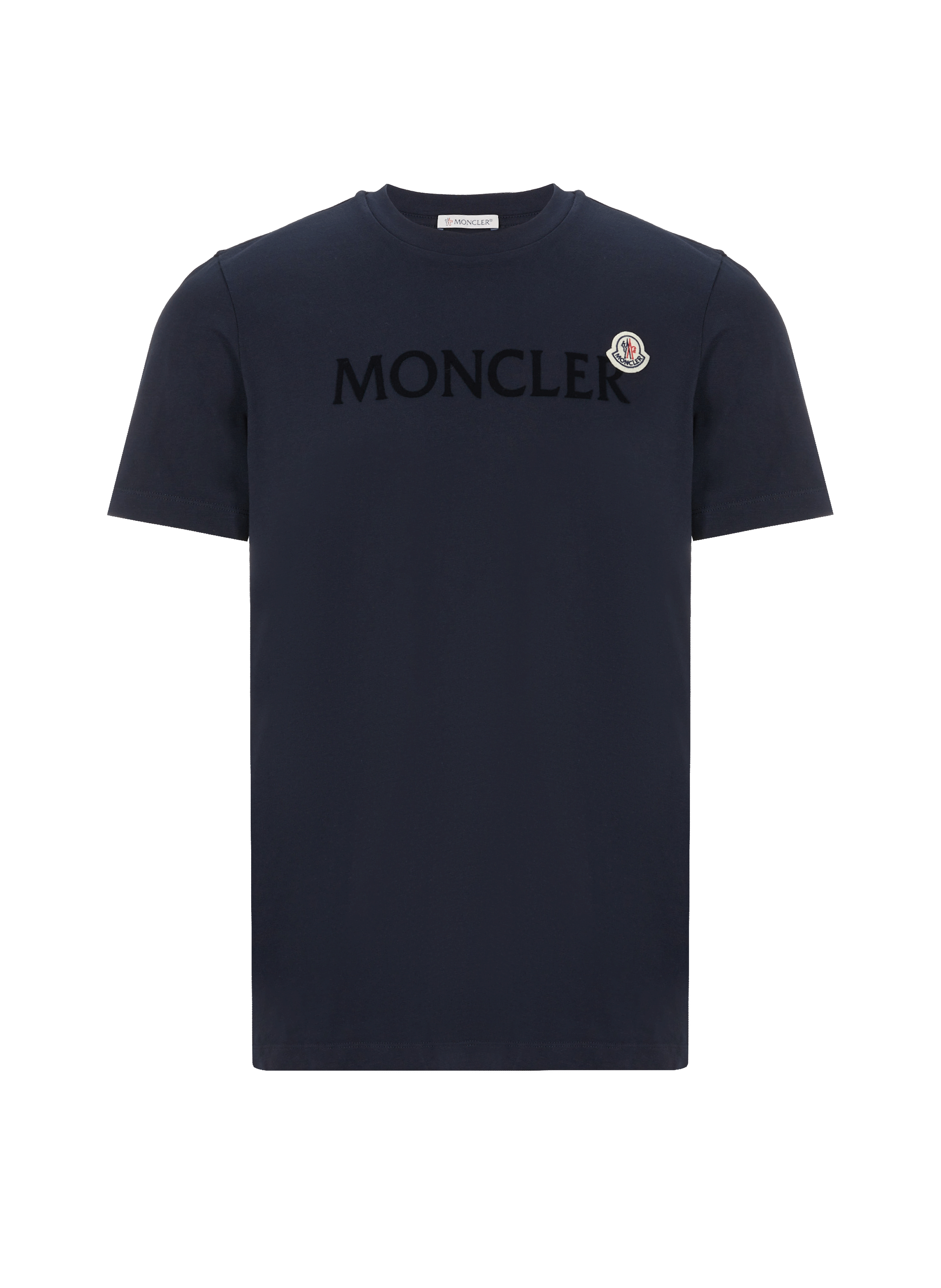 Logo T-shirt MONCLER Blue