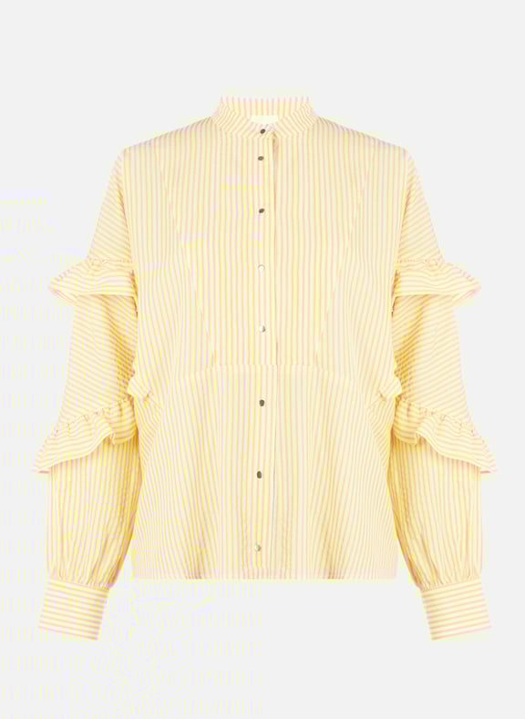 Blouse Edgard en lyocell Jaune by ROSEANNA ROSEANNA Blouse Edgard en lyocell Jaune