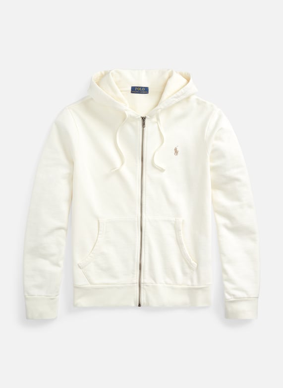Zipped cotton hoodie polo ralph lauren men printemps