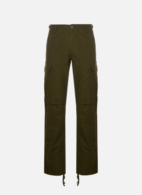Carhartt wip green aviation pants 