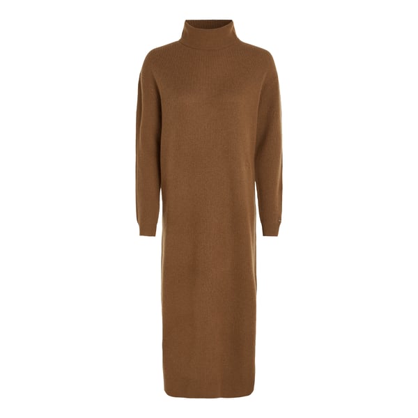 Robe longue en laine et cachemire