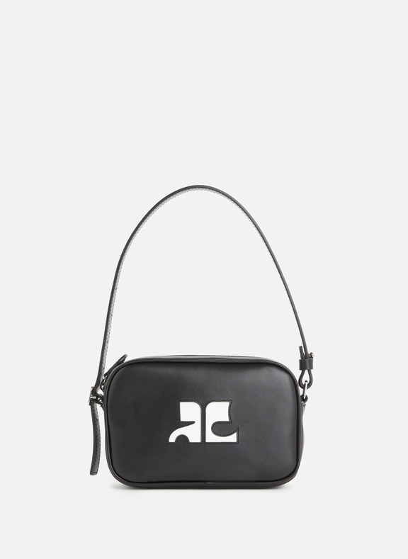 COURRÈGES Leather handbag Black