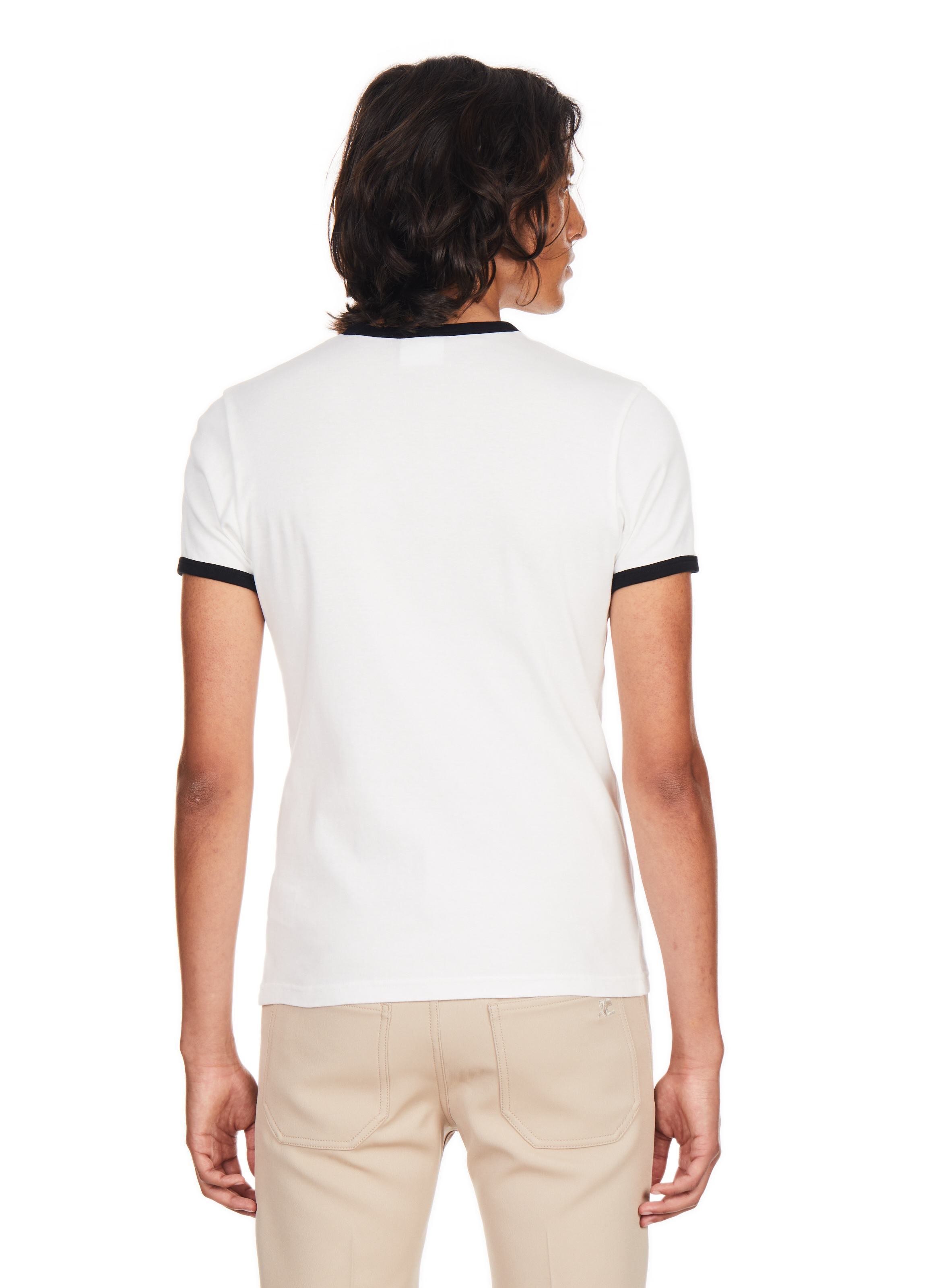 Cotton T-shirt COURRÈGES White
