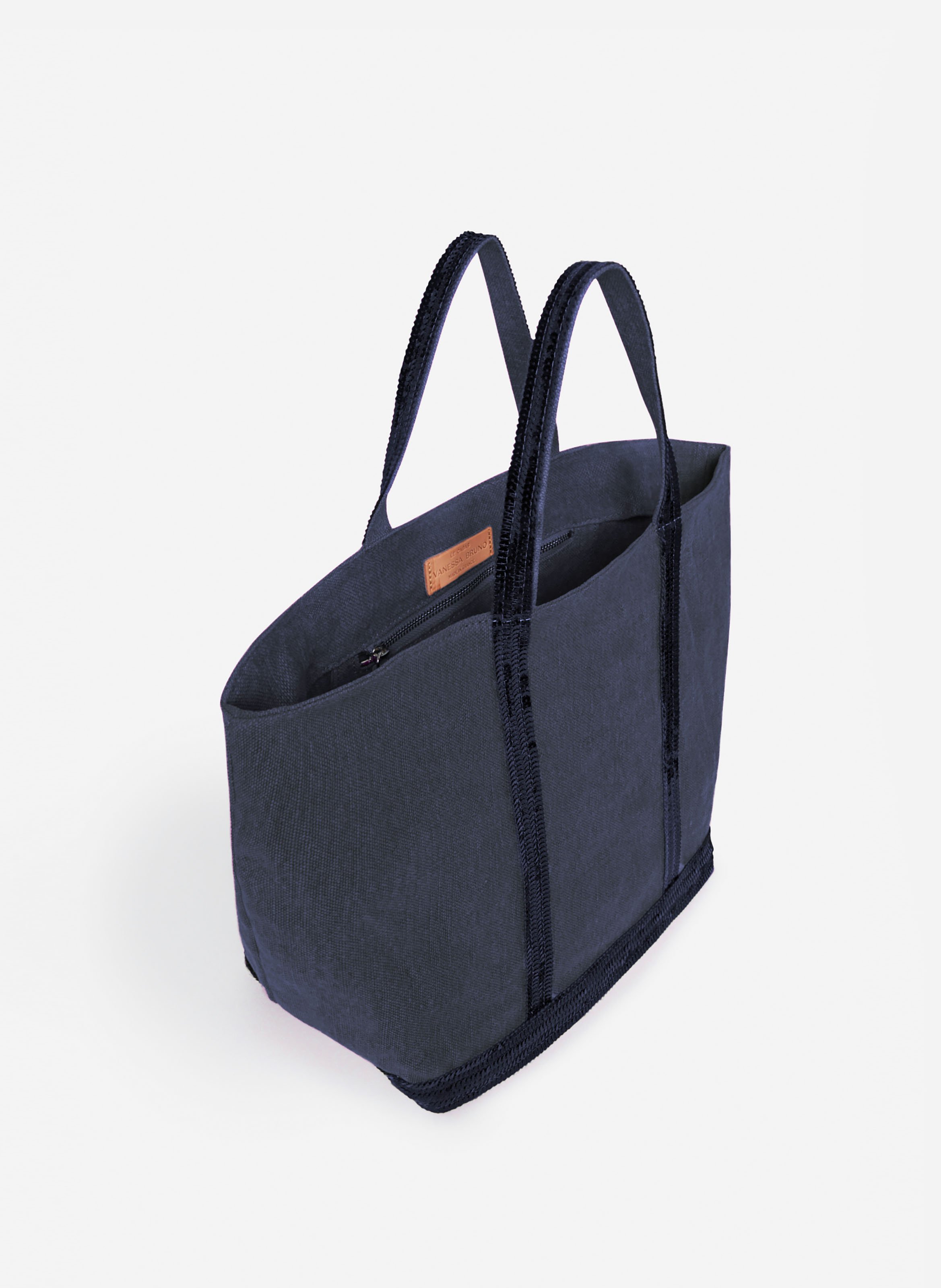 Cabas m en lin VANESSA BRUNO Bleu