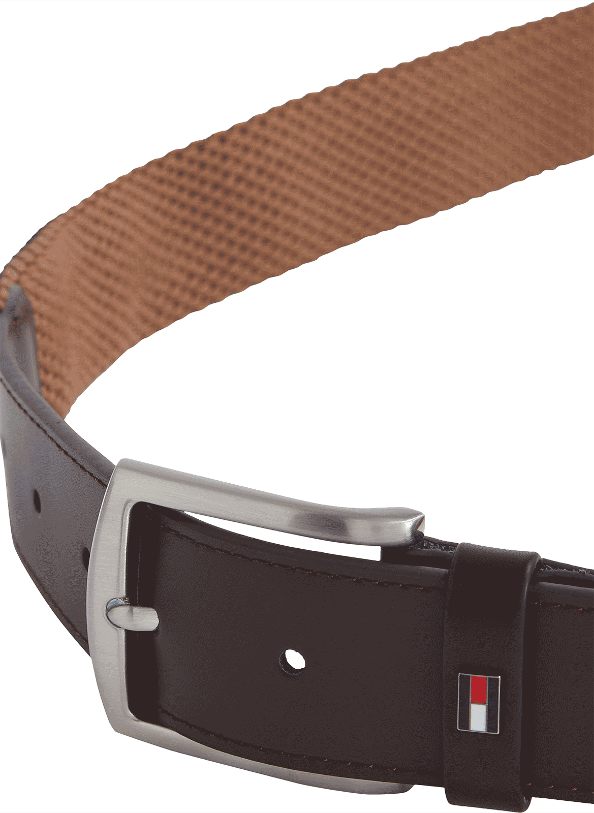 Ceinture à logo TOMMY HILFIGER Marron
