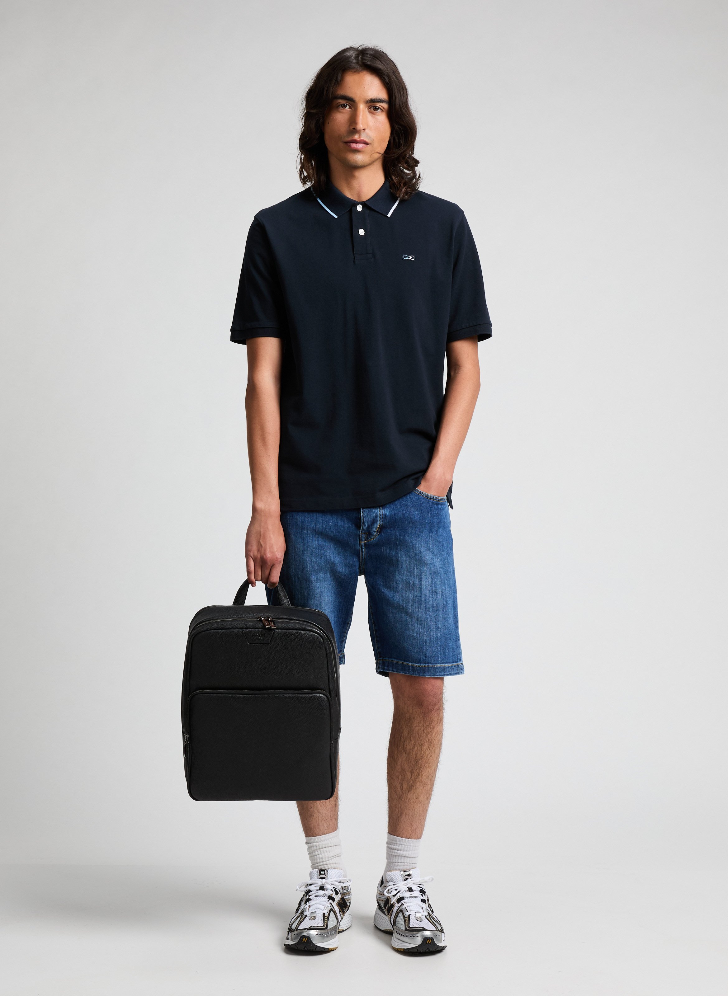 Polo en coton  EDEN PARK Bleu