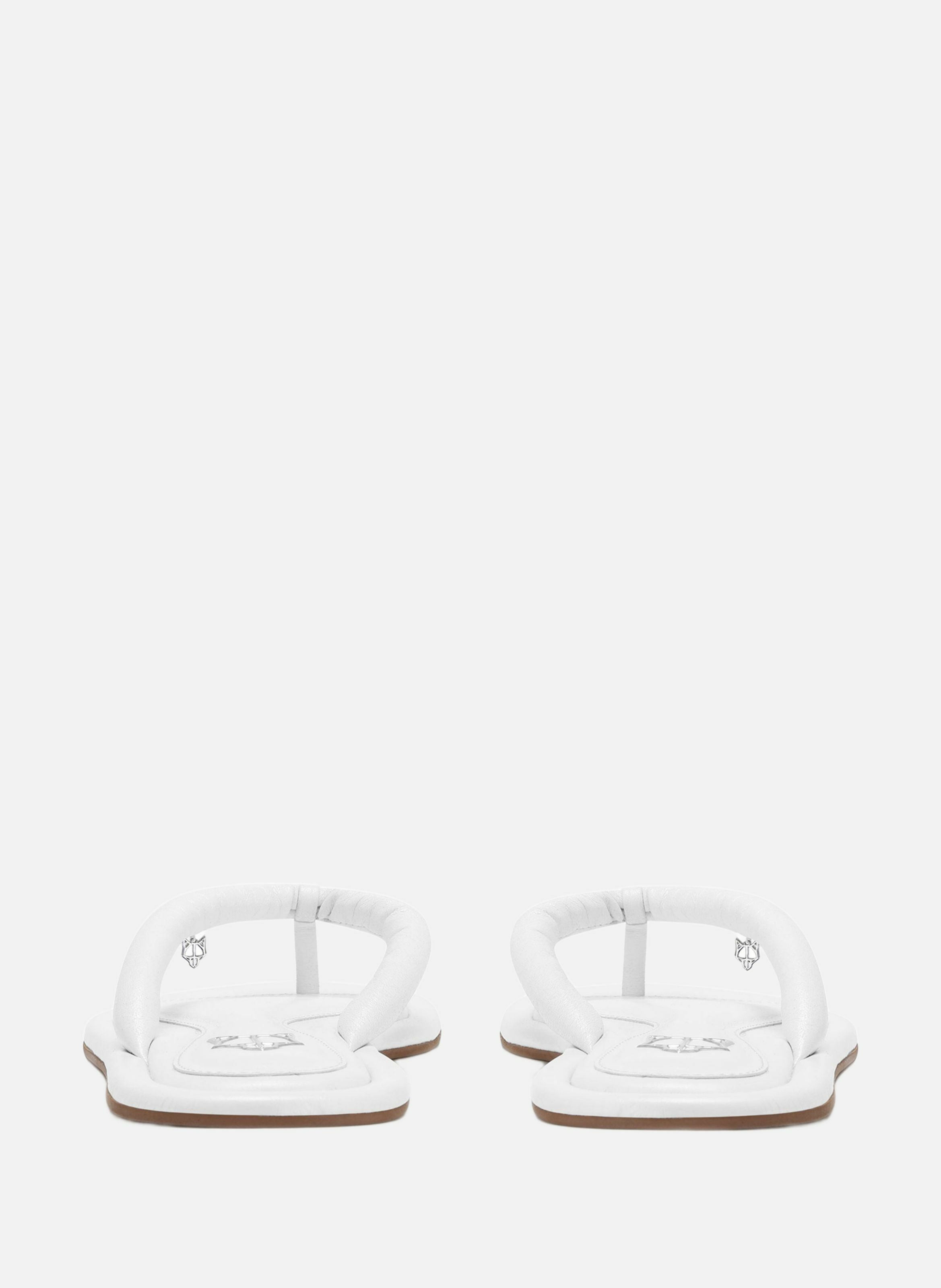 Tongs grenada NAKED WOLFE Blanc