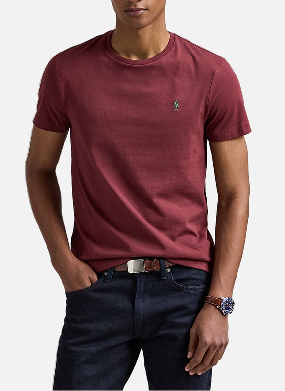 T-shirt en coton Rouge by POLO RALPH LAUREN POLO RALPH LAUREN T-shirt en coton Rouge