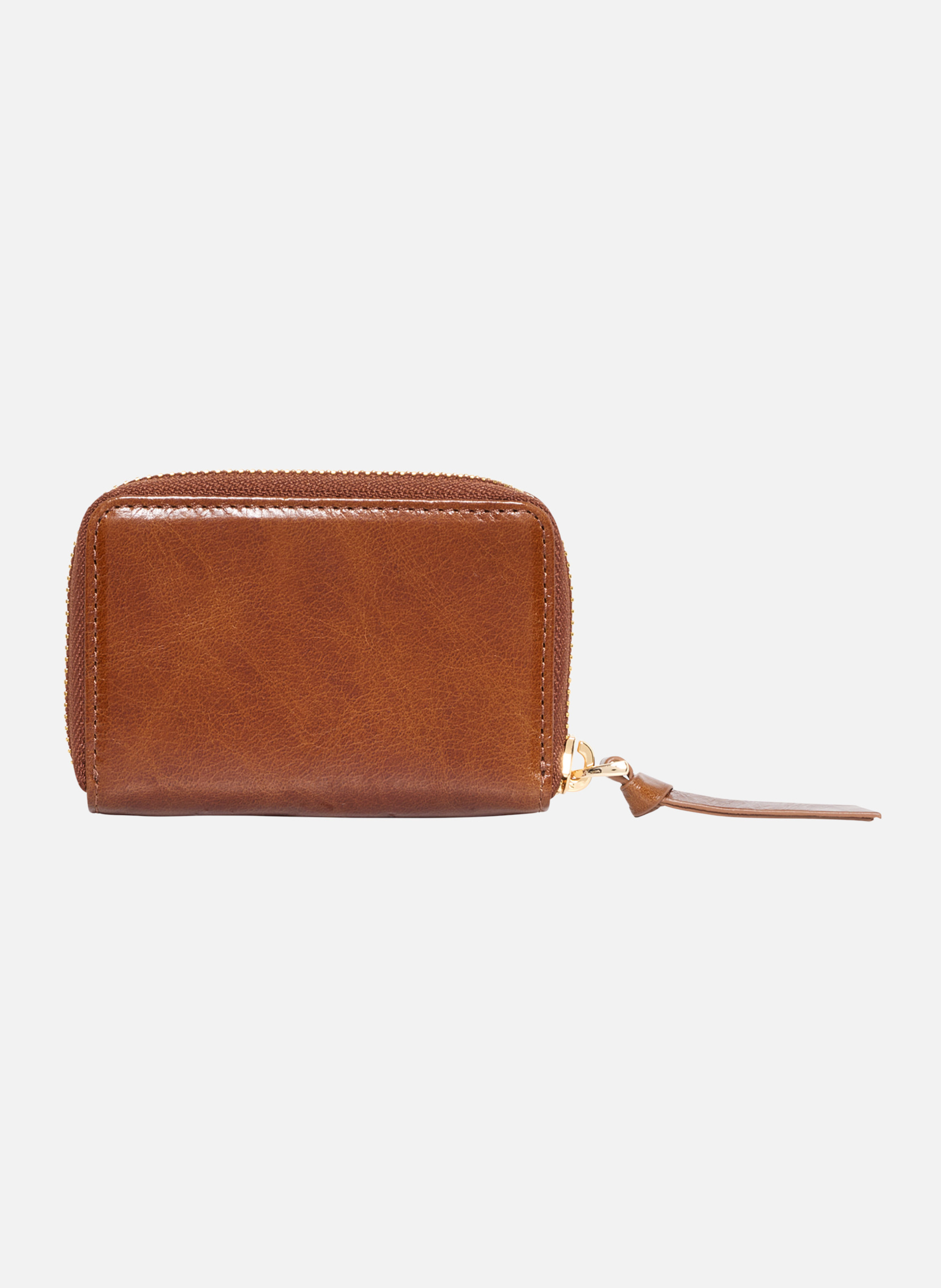 Porte monnaie amelia en cuir THE KOOPLES Marron