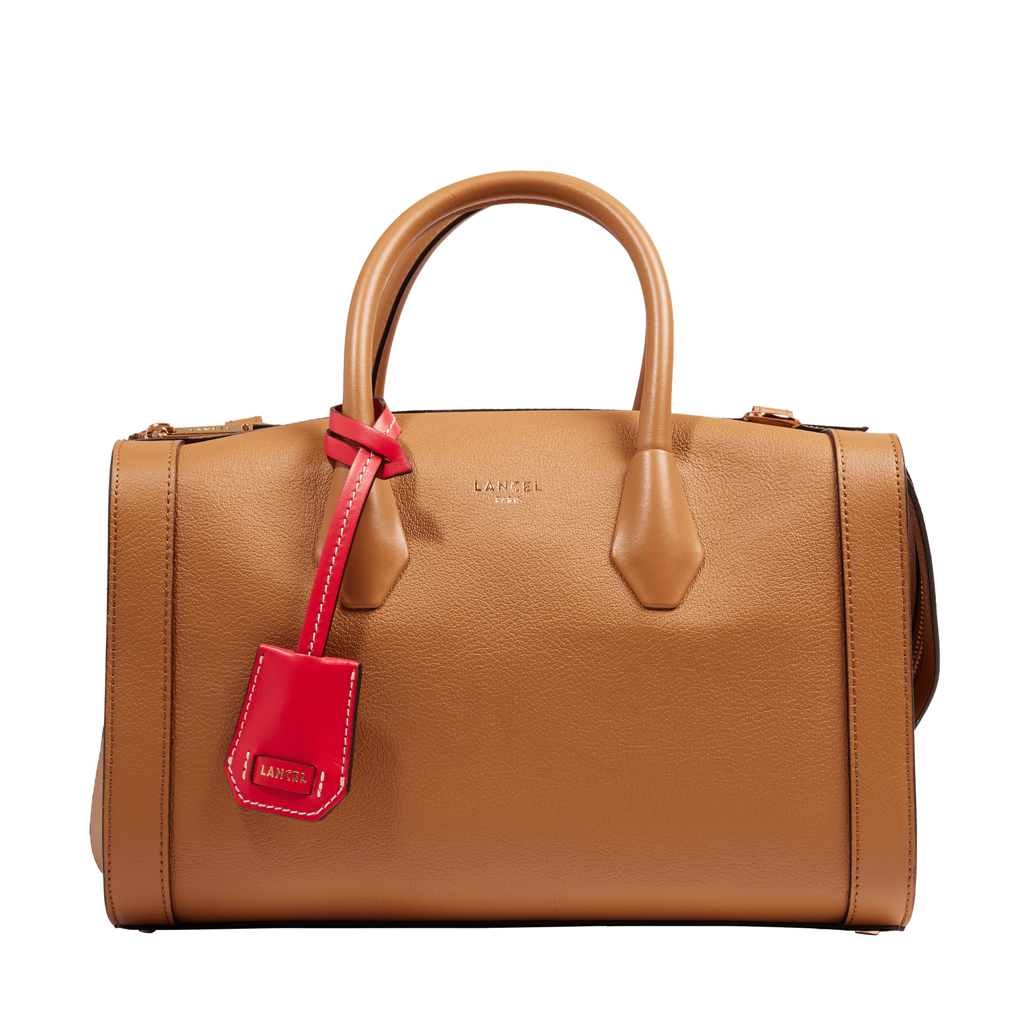 Sac bowling m bcbg de lancel en cuir LANCEL Marron