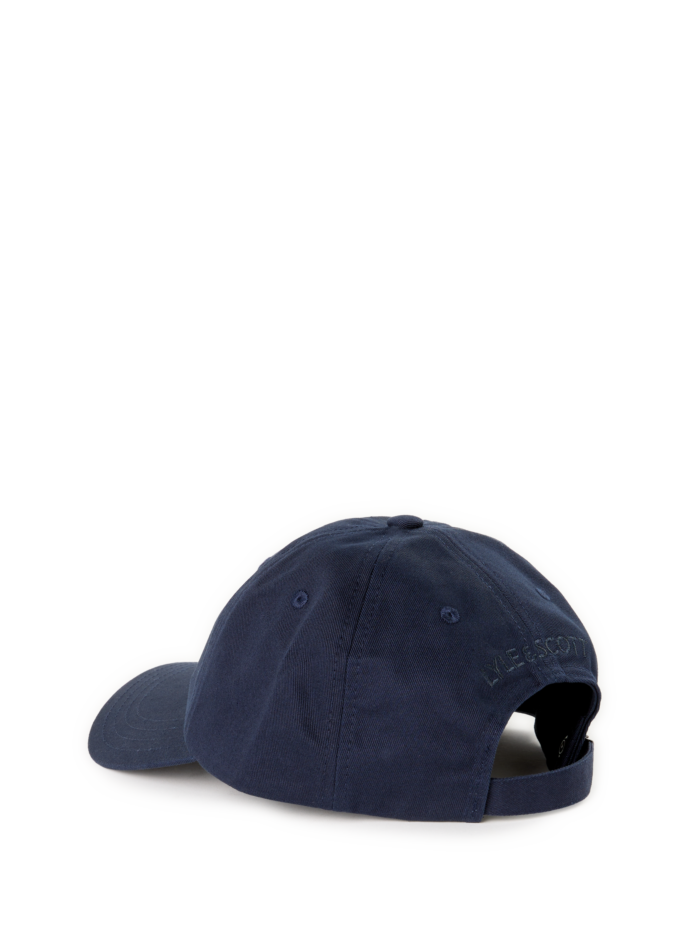 Embroidered cotton baseball cap LYLE & SCOTT Blue